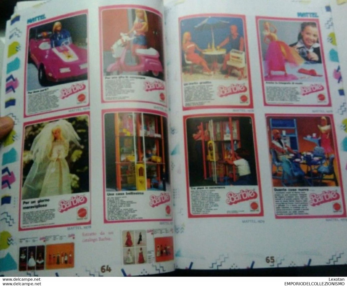 3 libri Catalogo Bambole Furga Migliorati Sebino Ratti Baravelli Franca Ferrario mattel Italocremona barbie 60 70 80 90