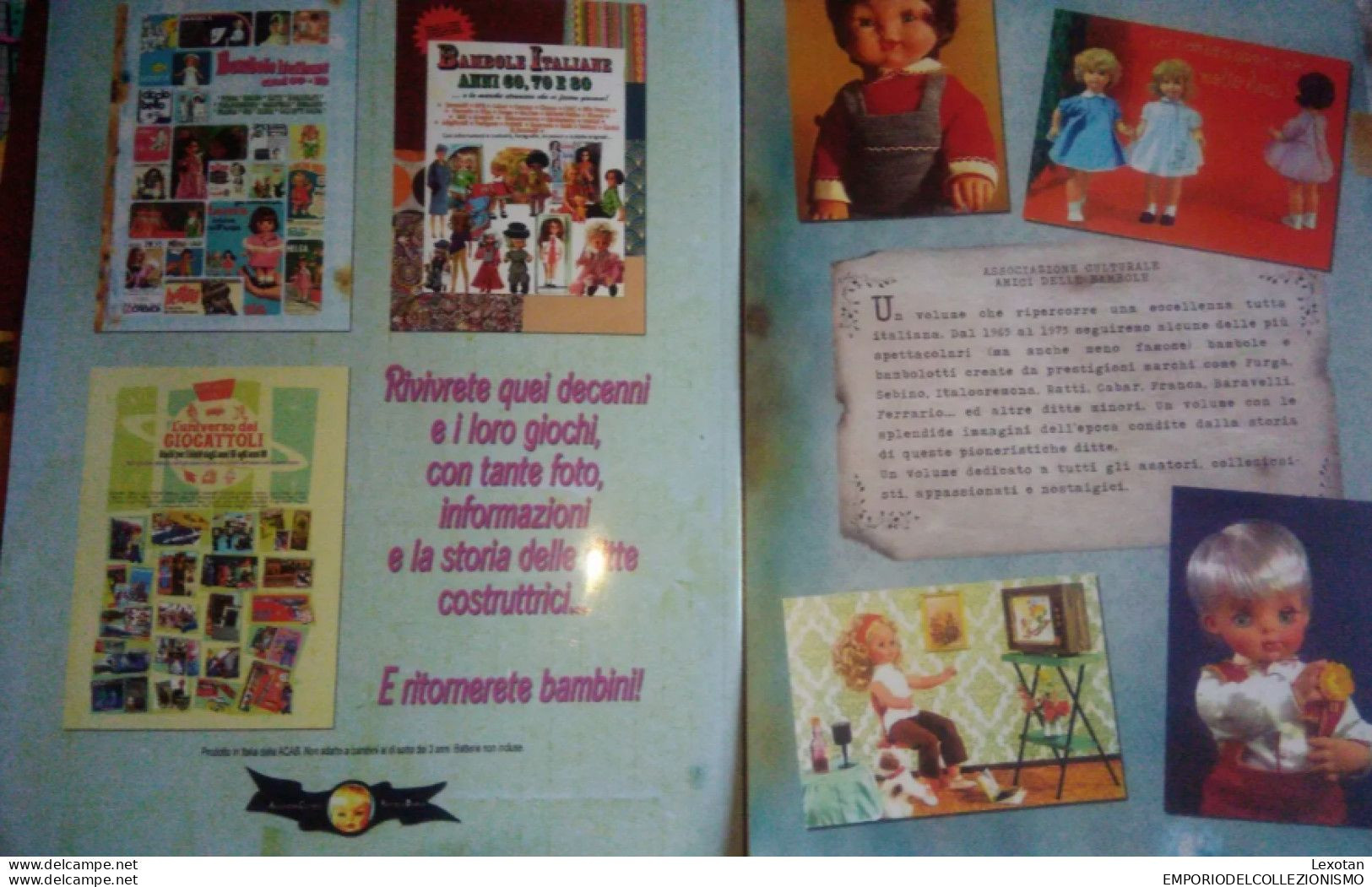 3 libri Catalogo Bambole Furga Migliorati Sebino Ratti Baravelli Franca Ferrario mattel Italocremona barbie 60 70 80 90