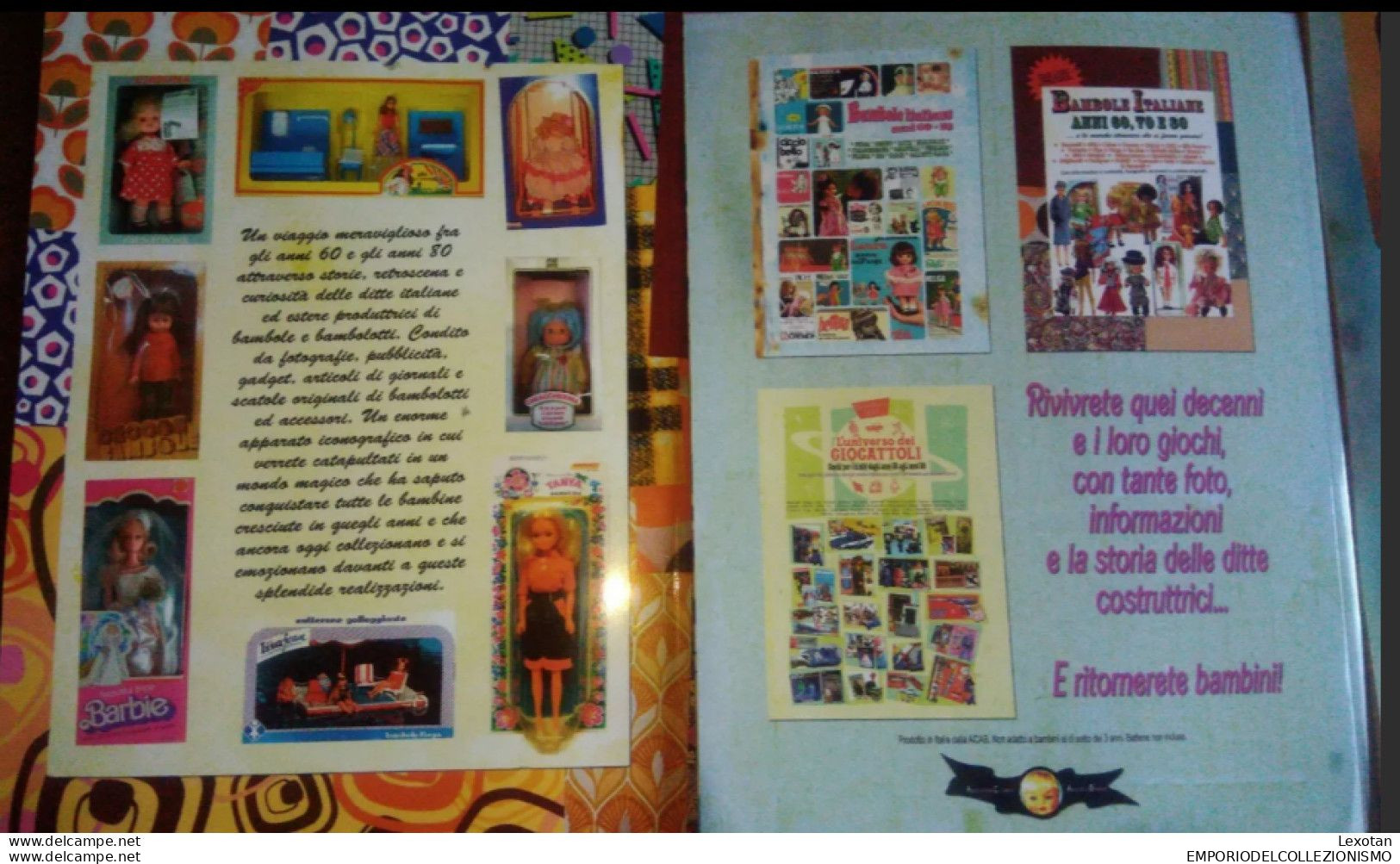 3 libri Catalogo Bambole Furga Migliorati Sebino Ratti Baravelli Franca Ferrario mattel Italocremona barbie 60 70 80 90