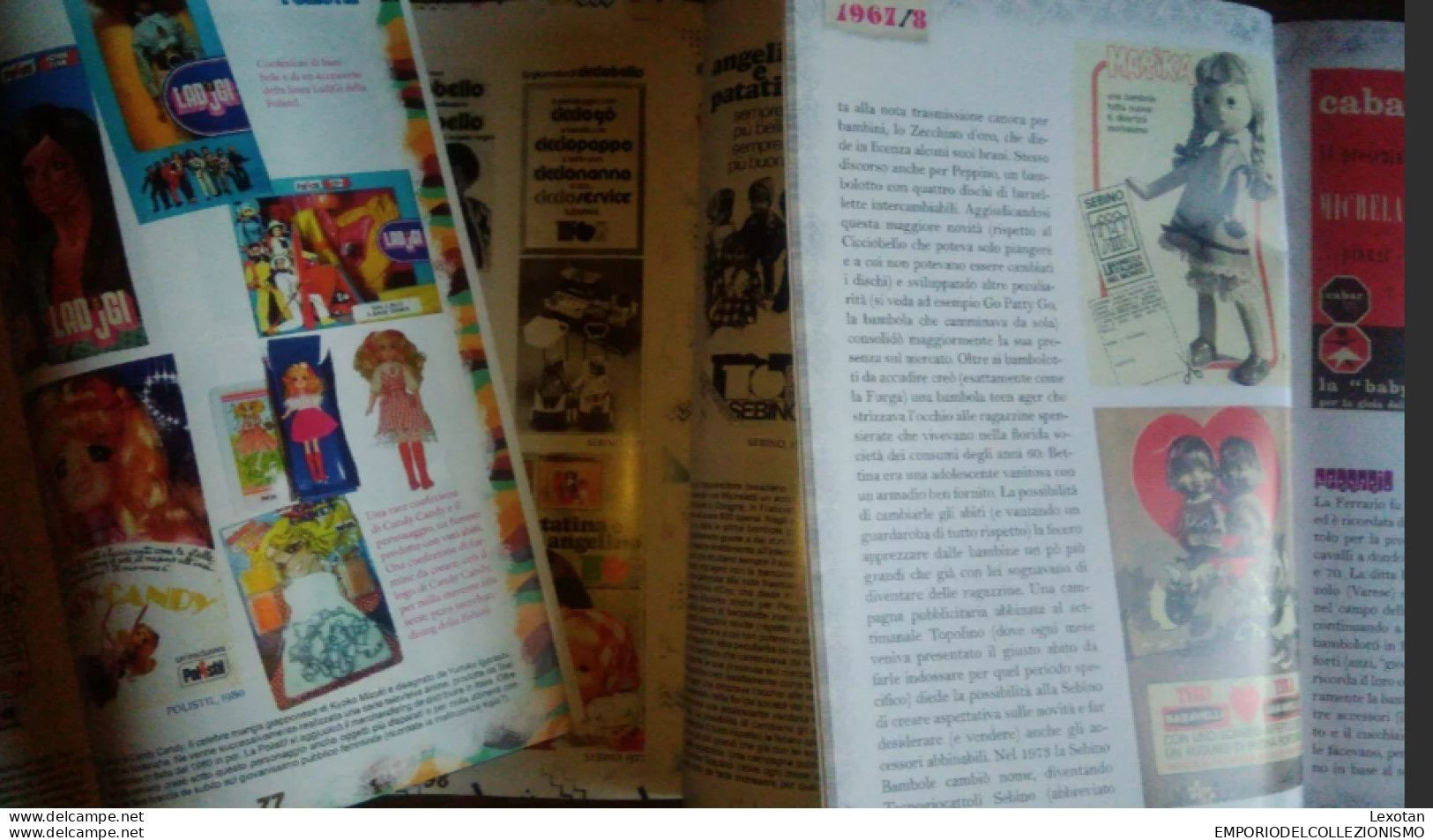 3 libri Catalogo Bambole Furga Migliorati Sebino Ratti Baravelli Franca Ferrario mattel Italocremona barbie 60 70 80 90