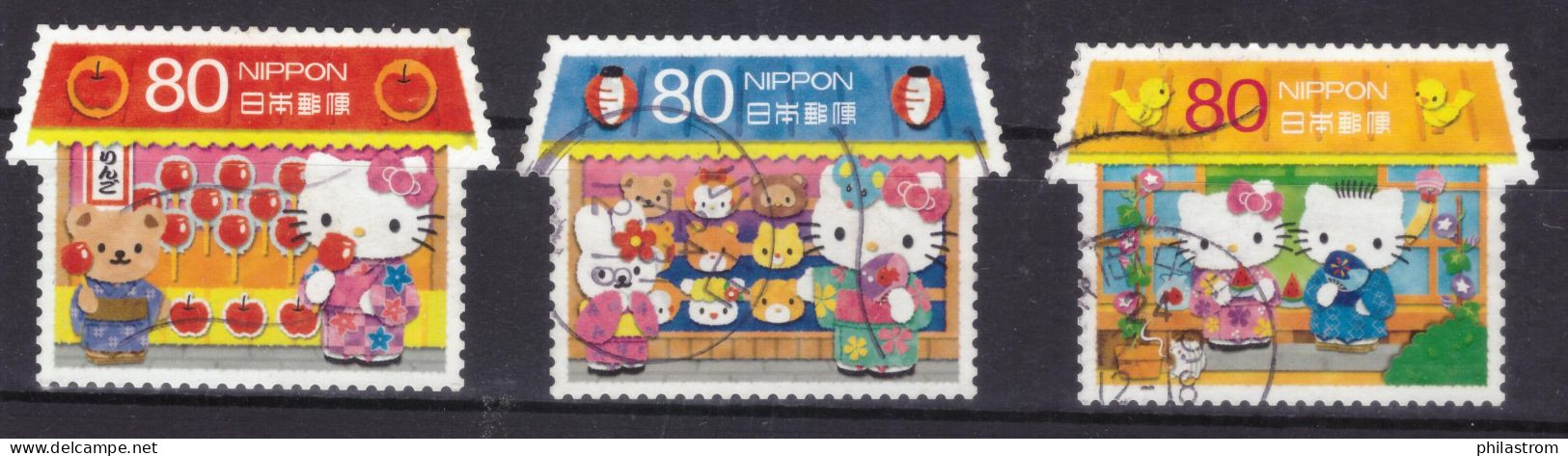 Japan - Japon - Used - Obliteré - Gestempelt - Hello Kitty (NPPN-0738) - Usati