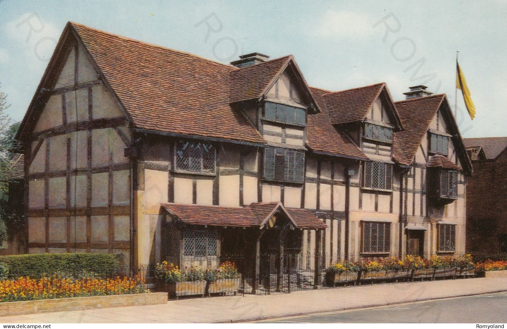 CARTOLINA  STRATFORD UPON AVON,WARWICKSHIRE,INGHILTERRA,REGNO UNITO-SHAKESPEARE'S BIRTHPLACE-NON VIAGGIATA - Stratford Upon Avon