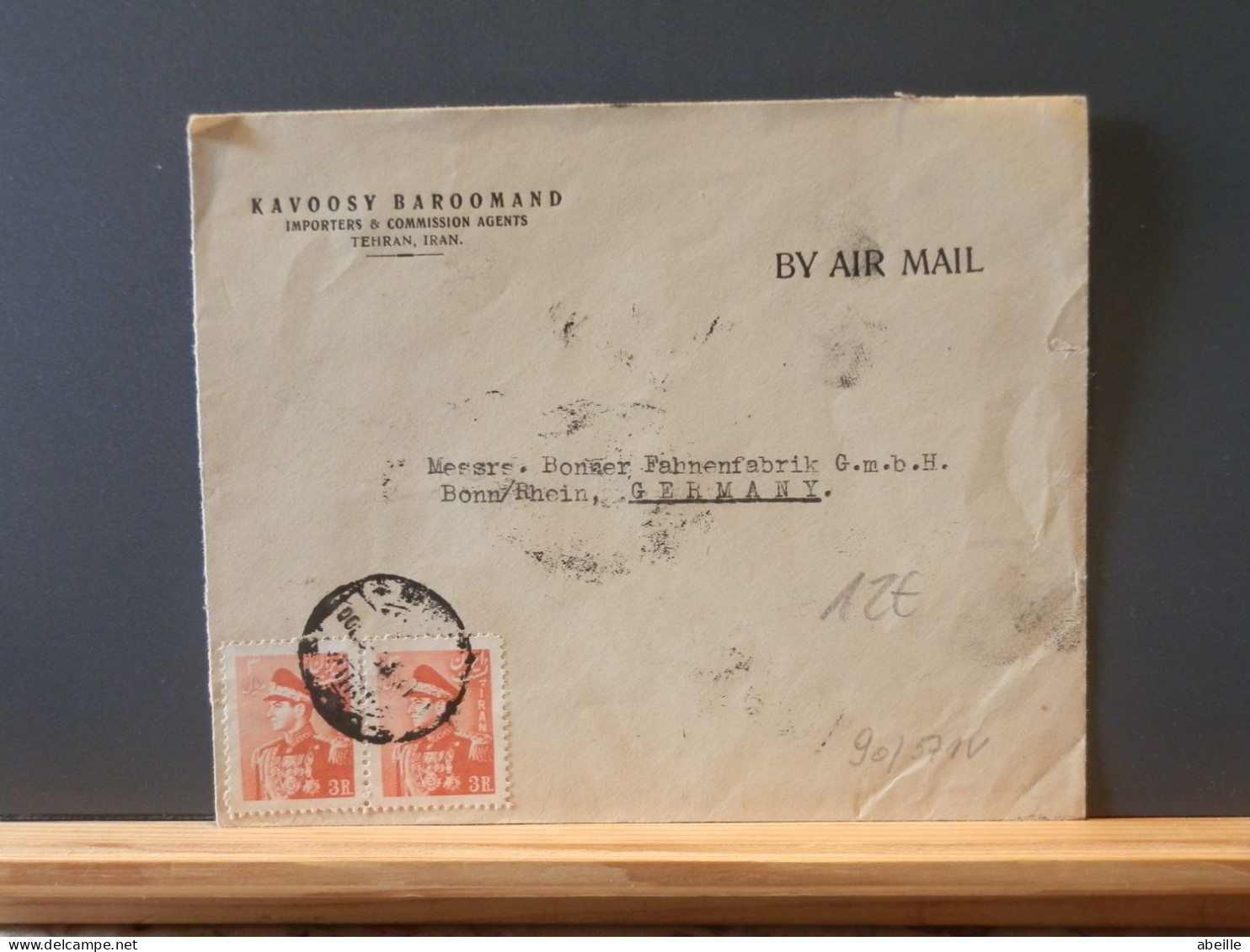 90/571V LETTRE  TO GERMANY - Iran