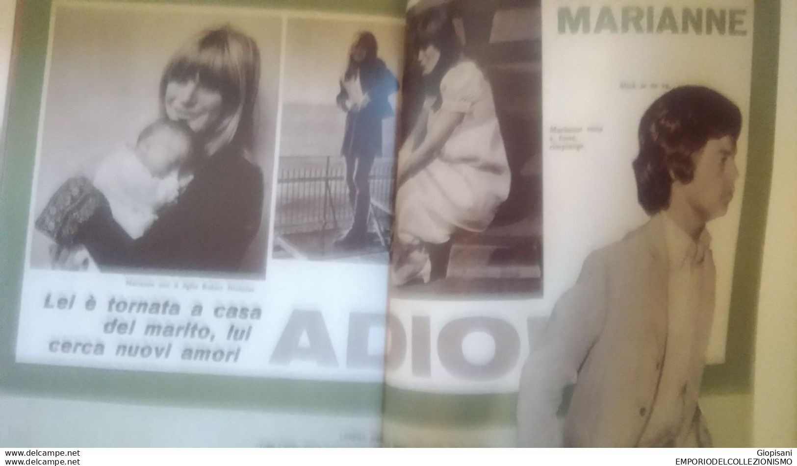 SANDIE SHAW DALIDA MARIANNE FAITHFULL & MICK JAGGER ROLLING STONES FOTO 60's No 7" Lp Cd Dvd Postcard Poster Rivista - Cinema E Musica