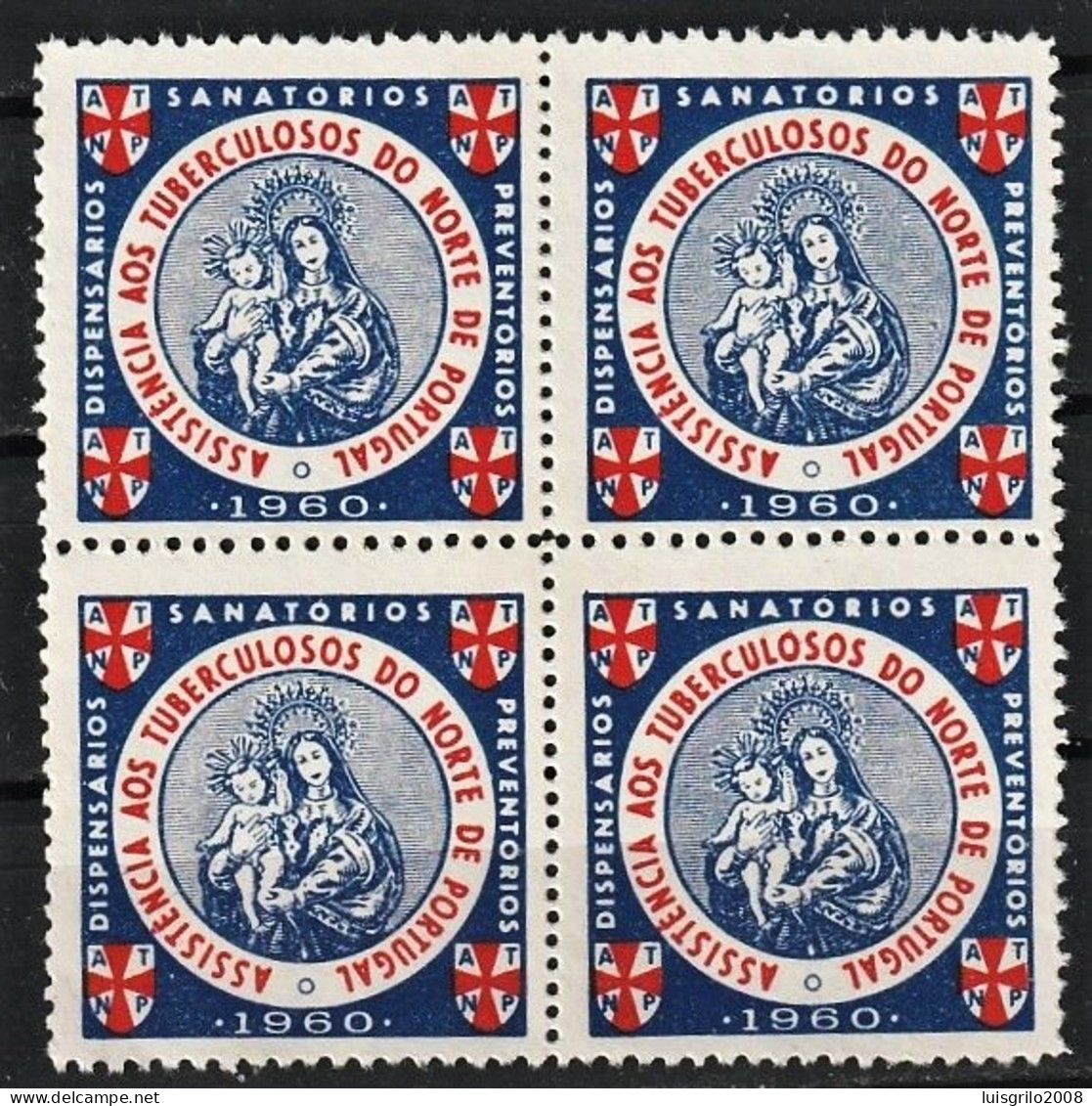 Vignettes/ Vinhetas, Portugal 1960 - Assistencia Tuberculosos Do Norte. Dispensários, Sanatórios...-||-  MNH - Local Post Stamps