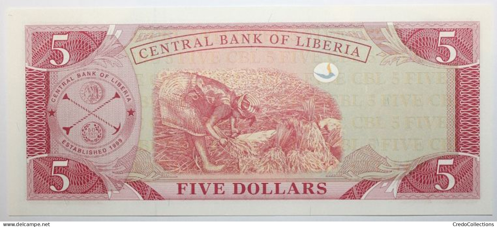 Liberia - 5 Dollars - 2009 - PICK 26e - NEUF - Liberia