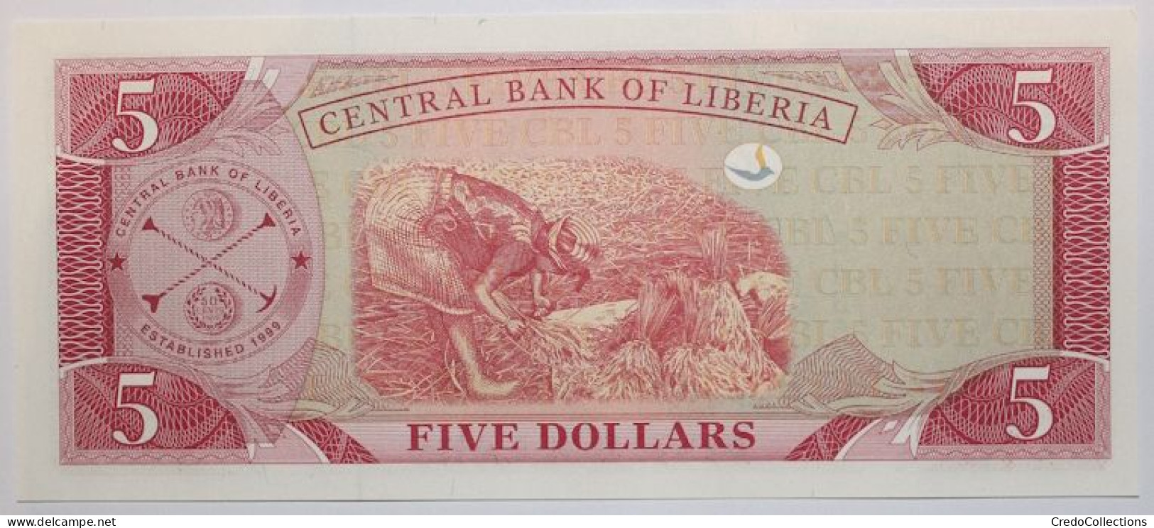 Liberia - 5 Dollars - 2009 - PICK 26e - NEUF - Liberia