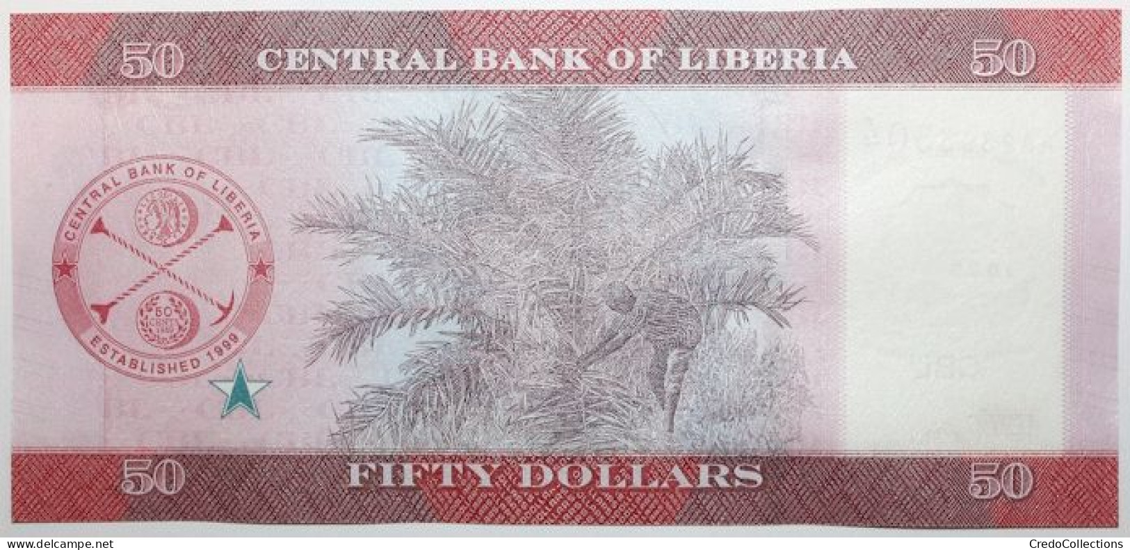 Liberia - 50 Dollars - 2022 - PICK 40a - NEUF - Liberia