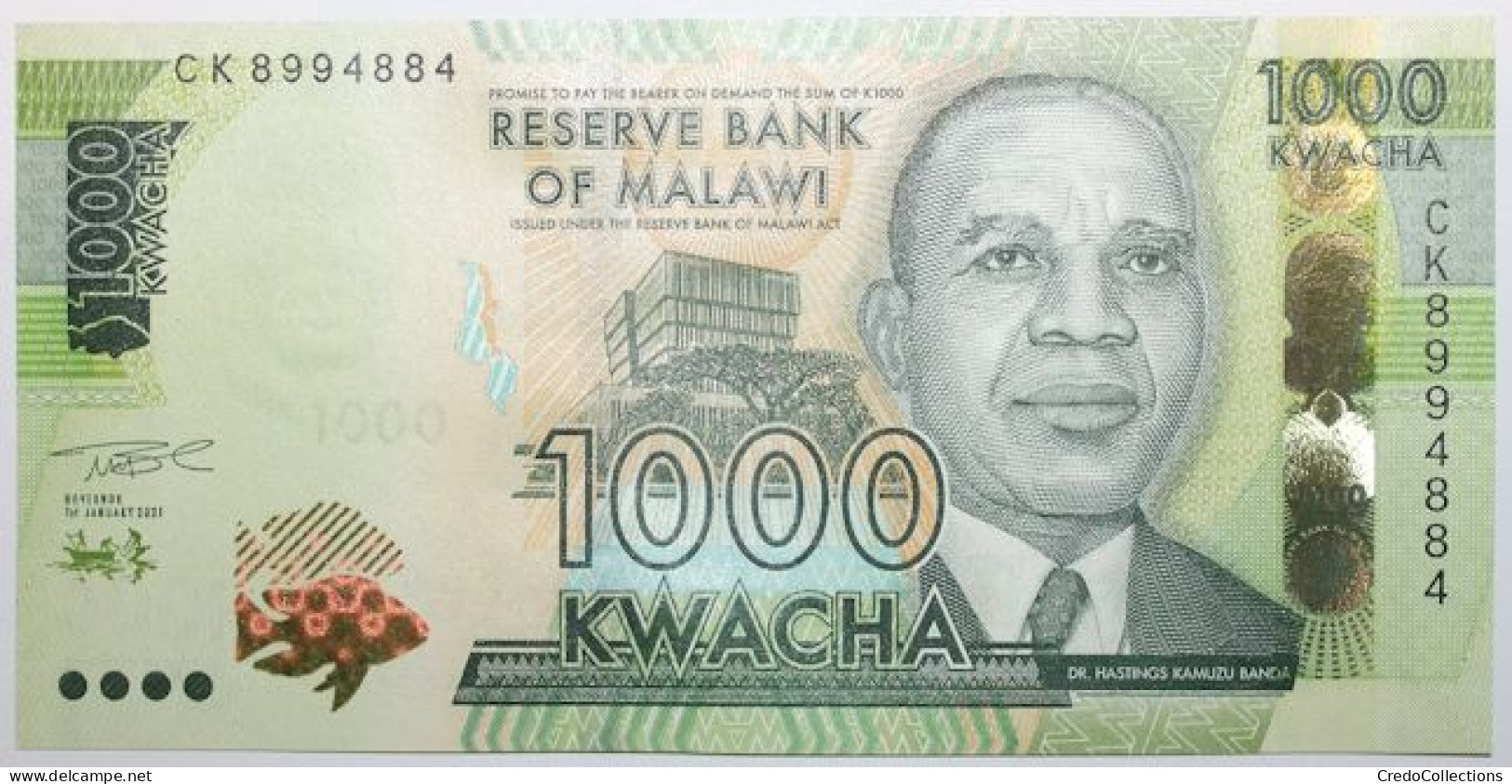 Malawi - 1000 Kwacha - 2021 - PICK 67e - NEUF - Malawi