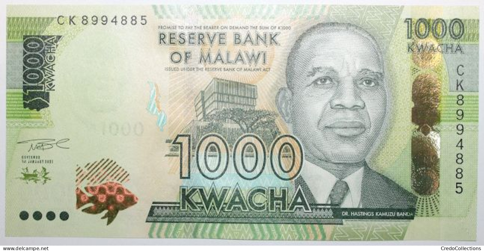 Malawi - 1000 Kwacha - 2021 - PICK 67e - NEUF - Malawi