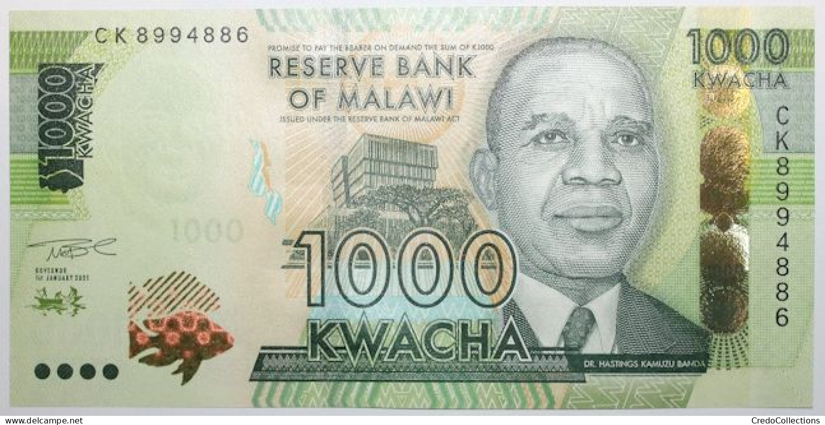 Malawi - 1000 Kwacha - 2021 - PICK 67e - NEUF - Malawi