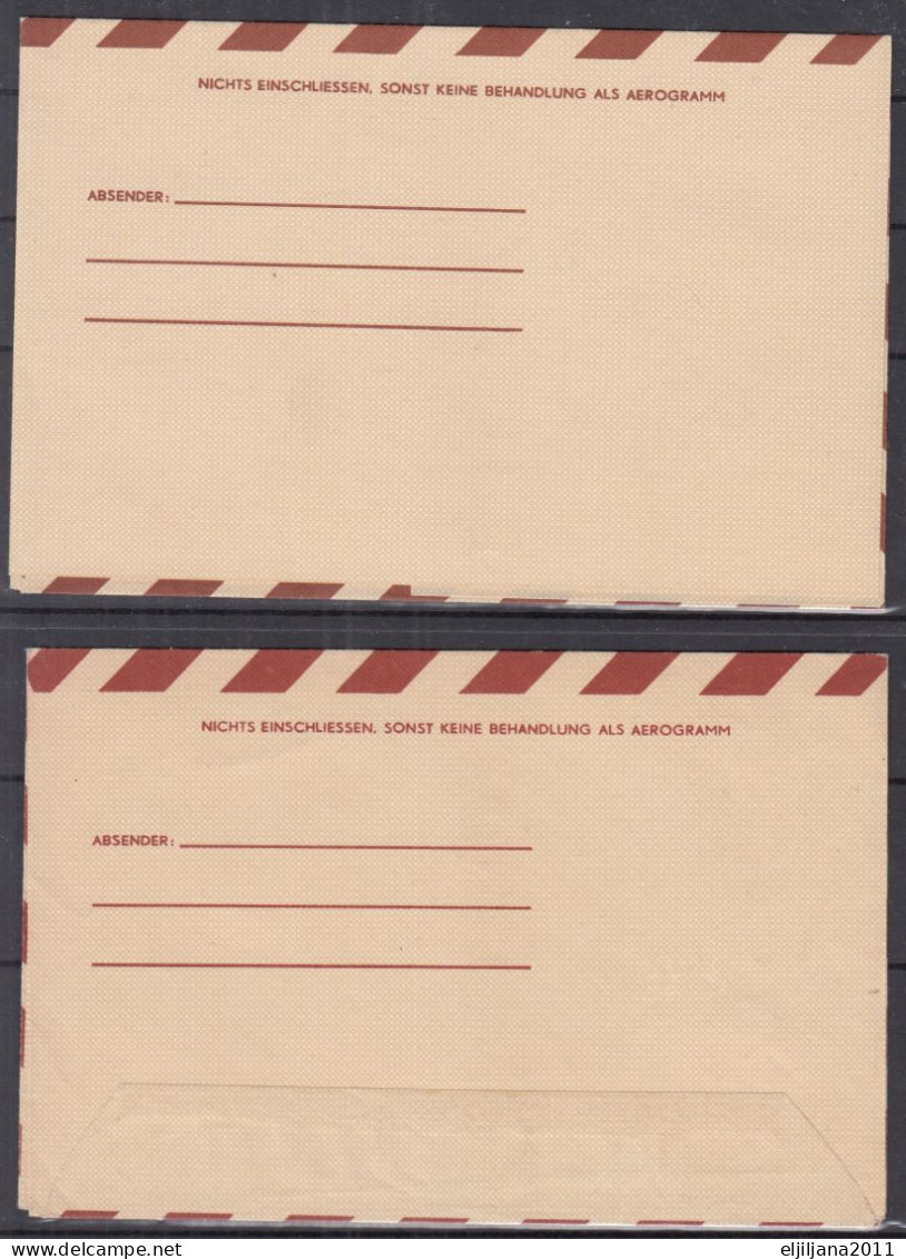 SALE !! 50 % OFF !! ⁕ Austria 1965 ⁕ Aerogramm / Airmail / Flugpost 2.80 & 3.40 ⁕ 2v Unused Cover - Covers & Documents