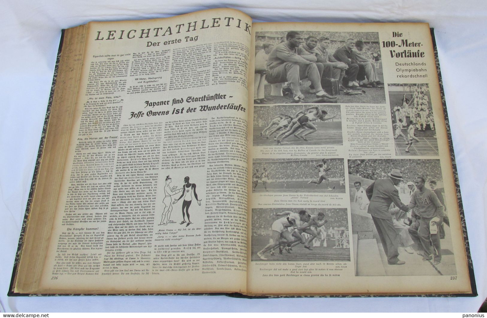 OLYMPIA ZEITUNG NEWSPAPER OLYMPIC GAMES BERLIN GERMANY 1936 SET 30 NUMBERS!!!