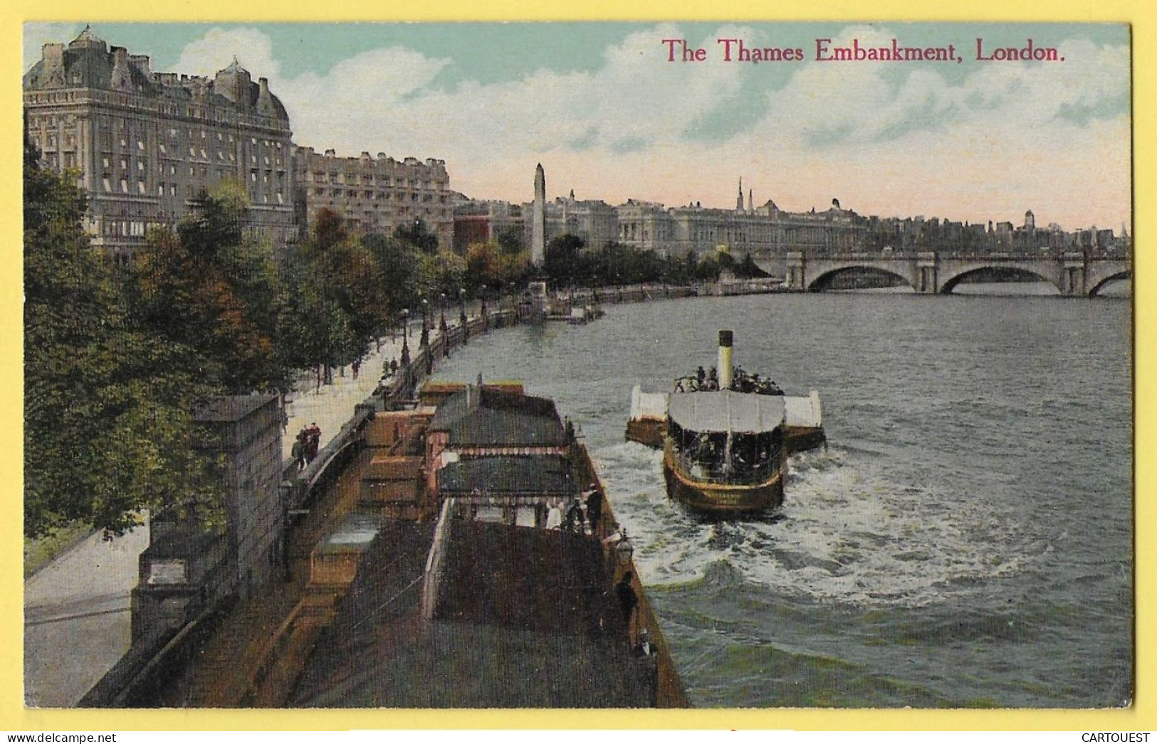 THE THAMES EMBANKMENT LONDON - River Thames