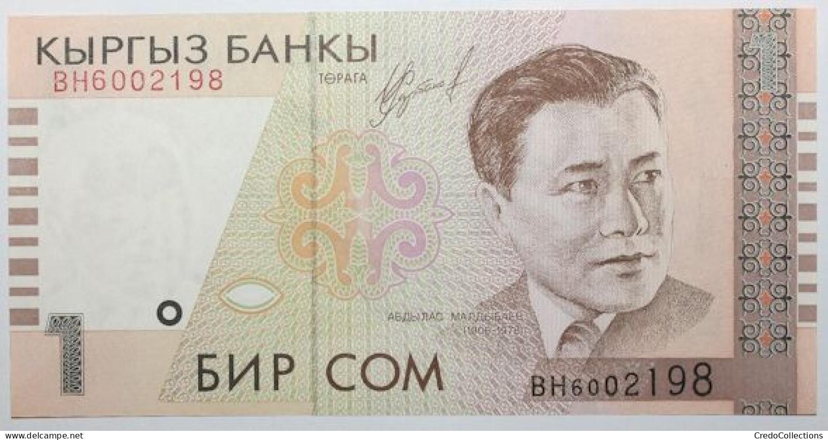 Kyrgyzstan - 1 Som - 1995 - PICK 15 - NEUF - Kirghizistan