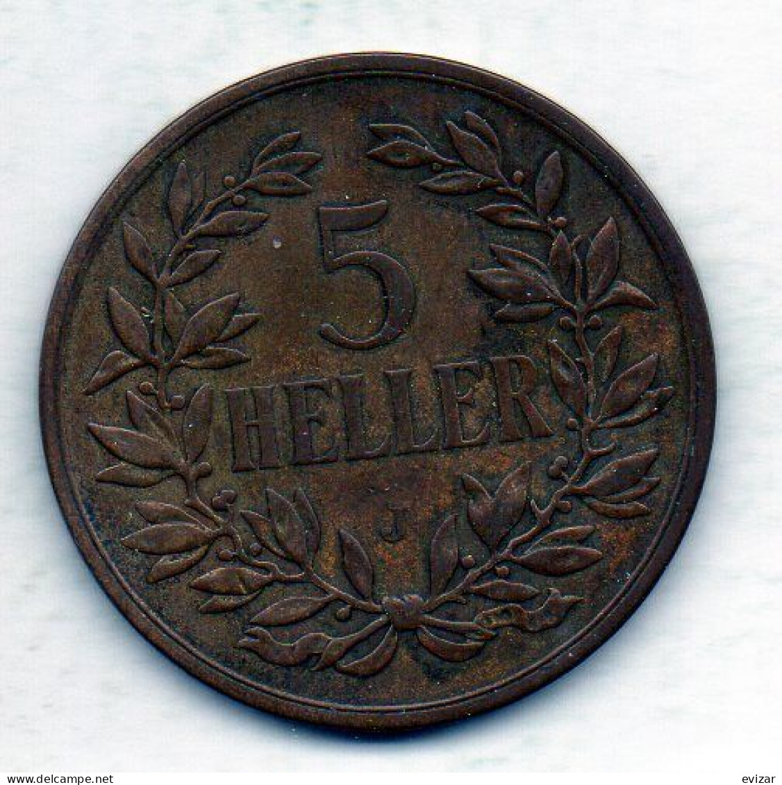 GERMAN EAST AFRICA, 5 Heller, Bronze, Year 1908, KM # 11 - German East Africa