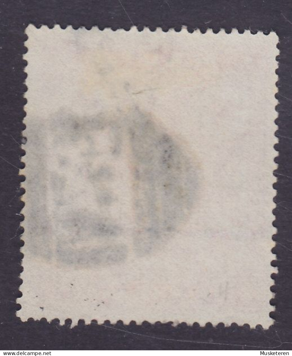 Malta 1886 Mi. 10, 5 Sh. Queen Königin Victoria Deluxe 'A25' Duplex Cancel (2 Scans) - Malte