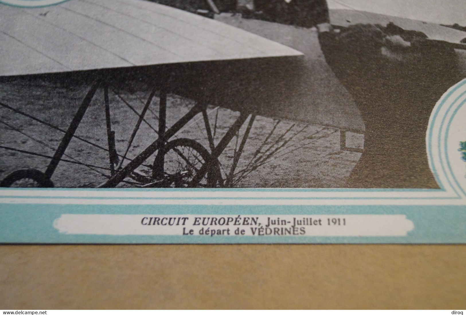 CIRCUIT EUROPEEN DE JUIN - JUILLET 1911,Monoplan Morane,belle Carte Ancienne - Demonstraties