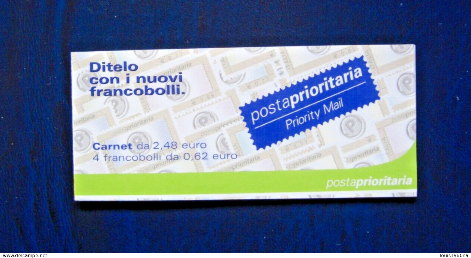 ITALIA 2001 LIBRETTO CARNET POSTA PRIORITARIA 4 FRANCOBOLLI MNH** - Postzegelboekjes