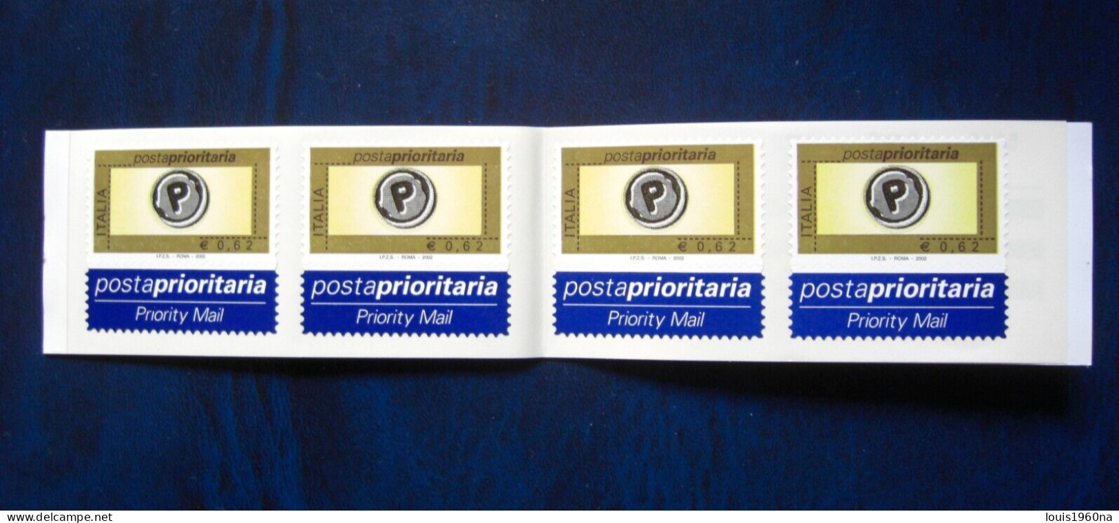 ITALIA 2001 LIBRETTO CARNET POSTA PRIORITARIA 4 FRANCOBOLLI MNH** - Postzegelboekjes
