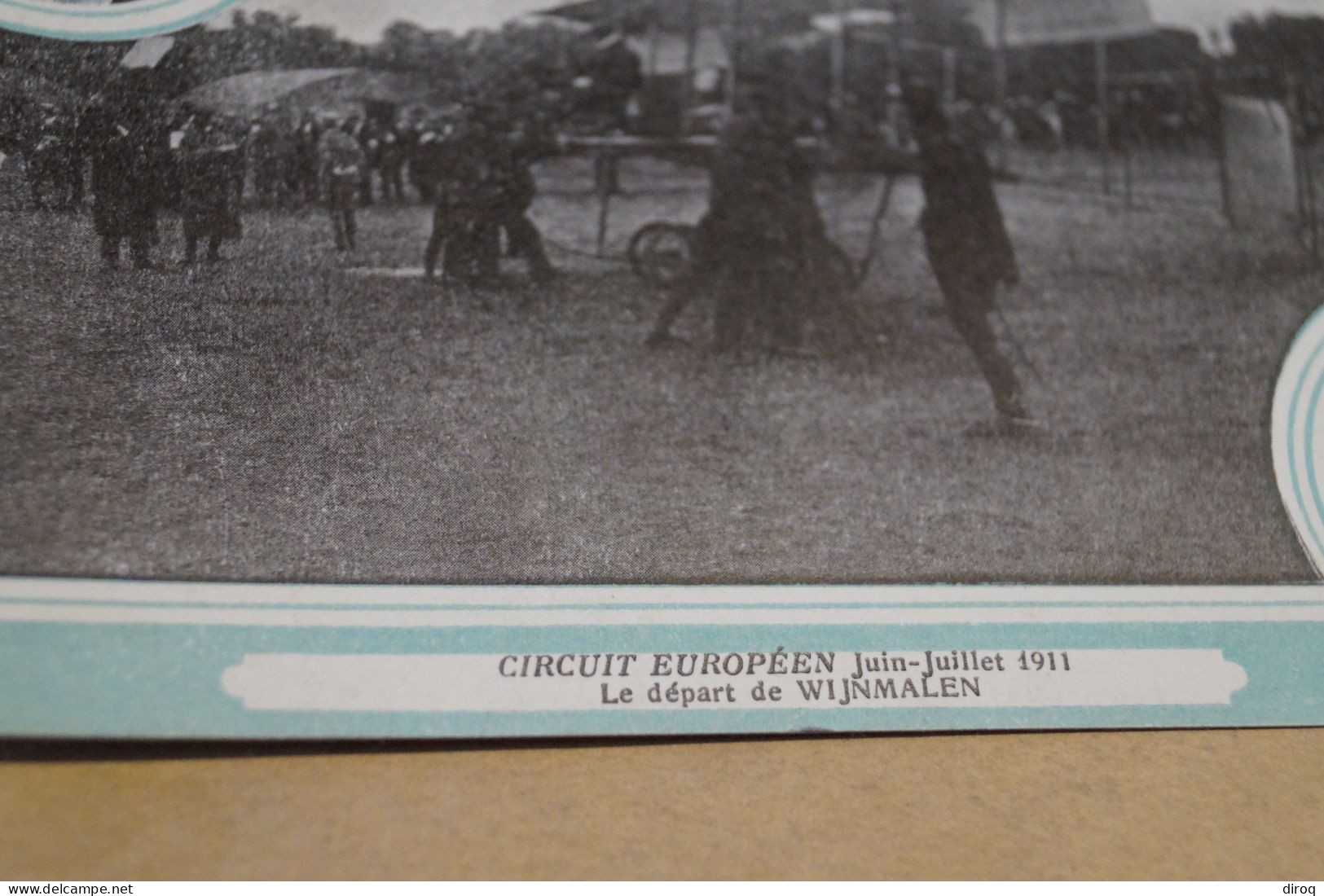 CIRCUIT EUROPEEN DE JUIN - JUILLET 1911,Biplan, H. Farman,belle Carte Ancienne - Meetings