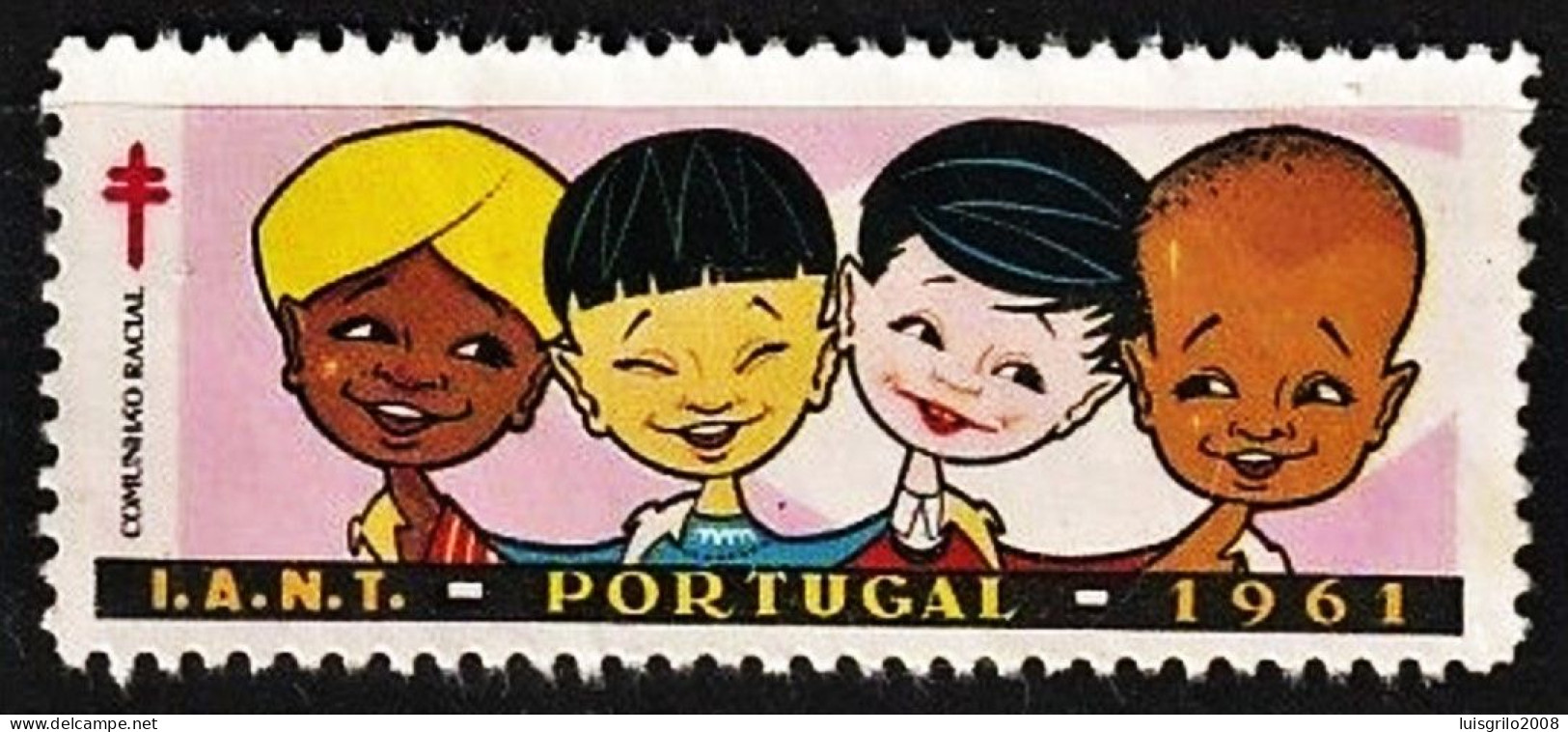 Vignette/ Vinheta, Portugal 1961 - Comunhão Racial, I.A.N.T. -||-  MNH - Emissions Locales