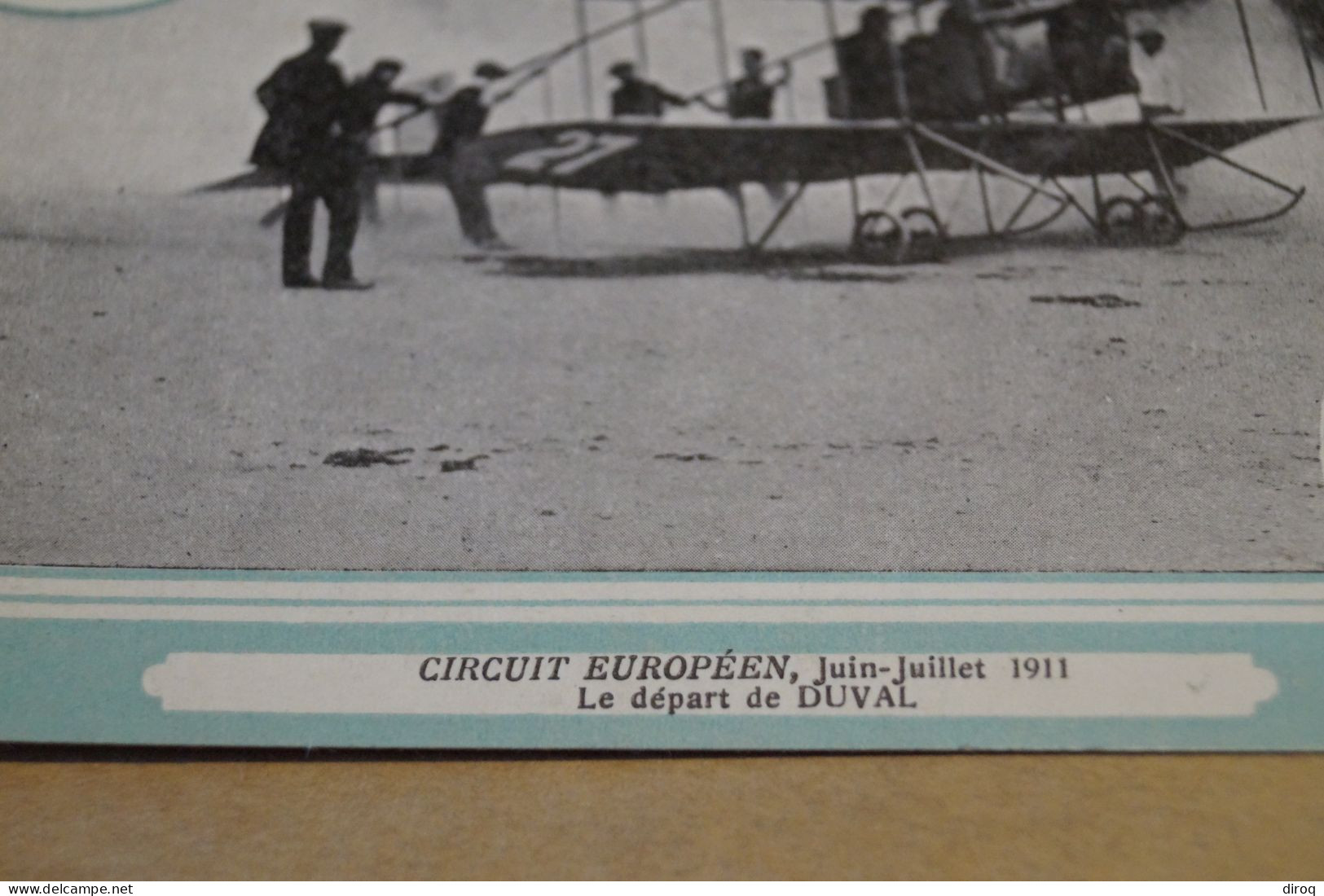 CIRCUIT EUROPEEN DE JUIN - JUILLET 1911,Biplan, Caudron,belle Carte Ancienne - Demonstraties