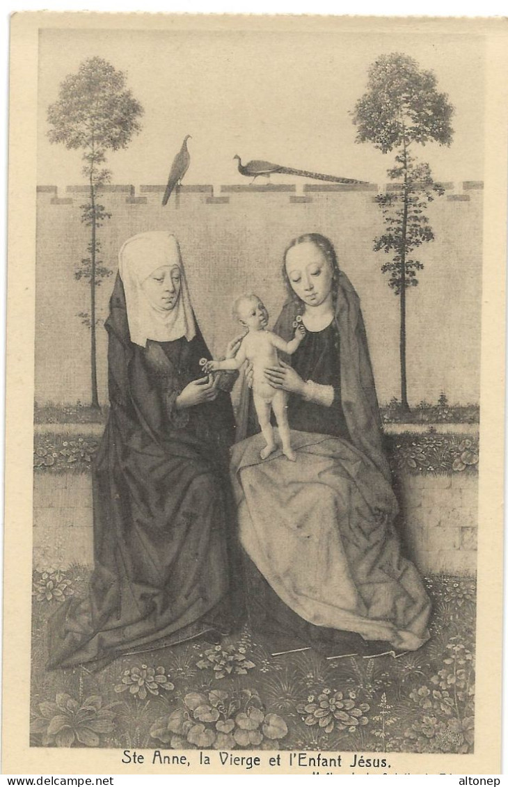 Vienne : Maître De La Sybille De Tibur : Ste Anne, La Vierge Et L'enfant Jésus  (Editeur Nels - Photo L'Epi - Devolder) - Museen