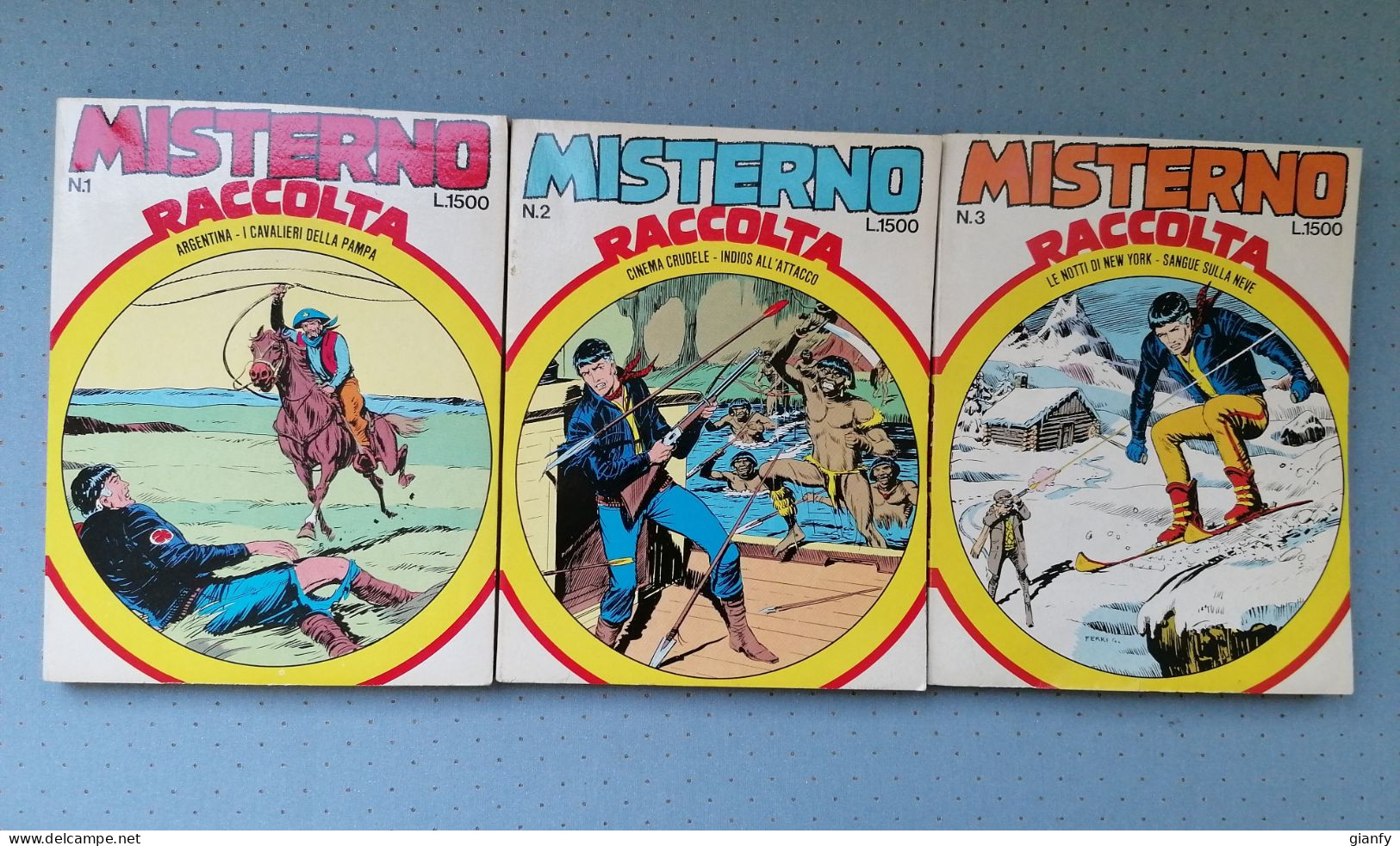 MISTER NO RACCOLTA N. 1/2/3 1984 GUIDO NOLITTA EDITORE BONELLI OTTIMI - Bonelli