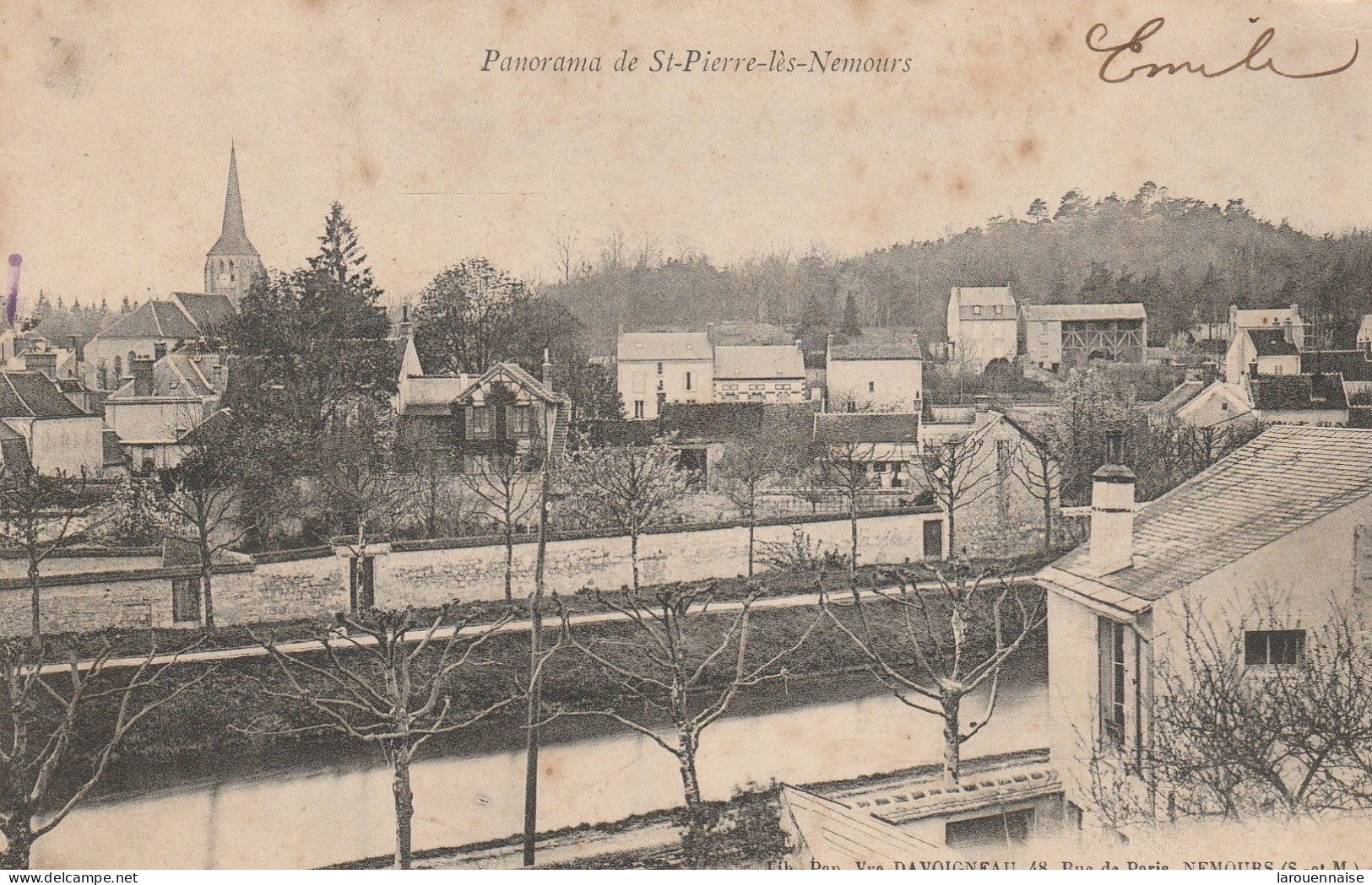 77 - SAINT PIERRE LES NEMOURS - Panorama De St Pierre Les Nemours - Saint Pierre Les Nemours