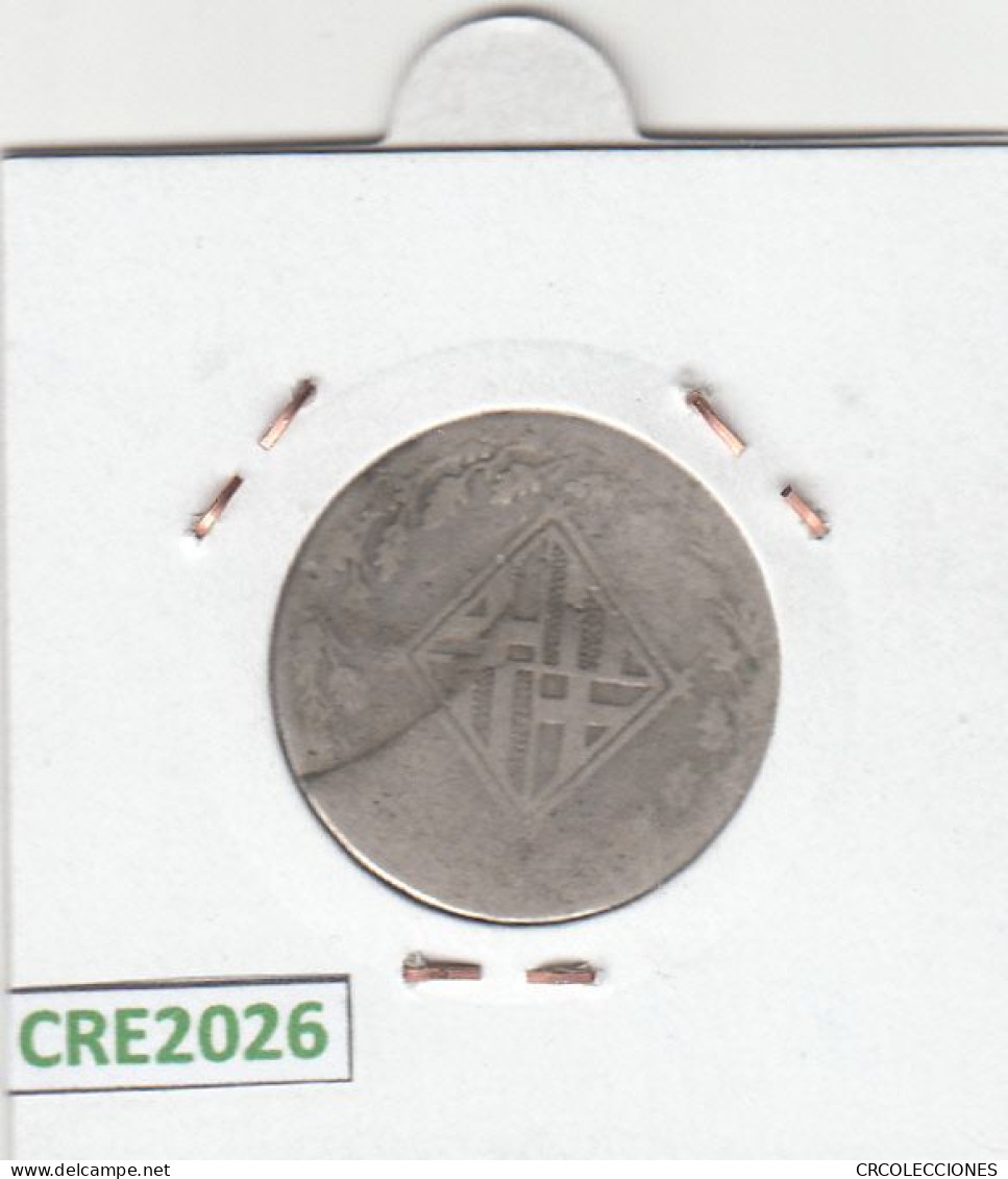 CRE2026 MONEDA ESPAÑA JOSE I 1 PESETA BARCELONA 1809-13 PLATA MC - Autres & Non Classés