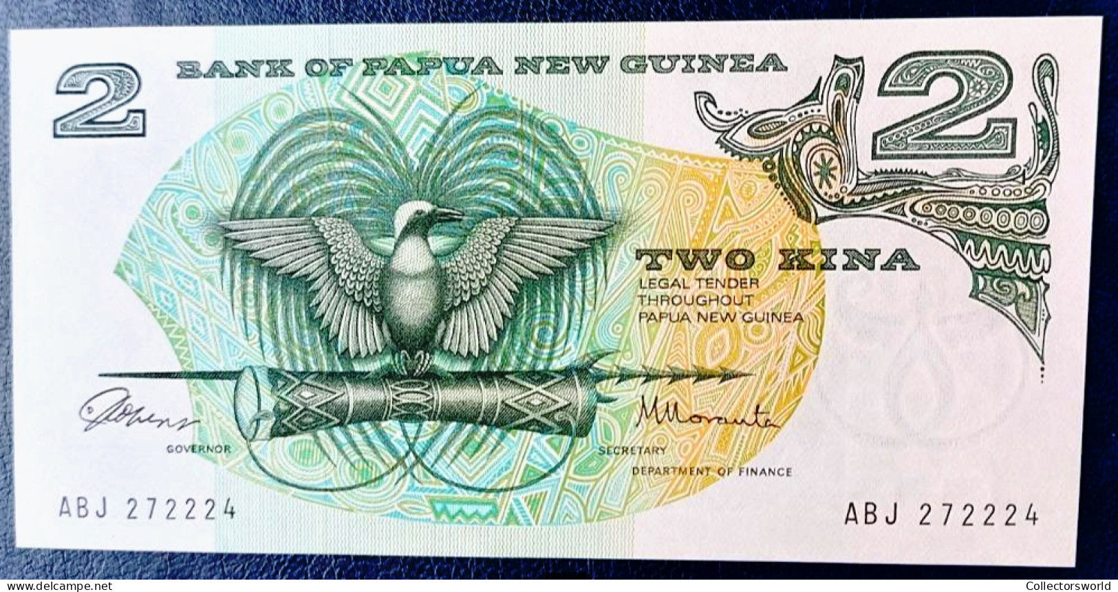 Papua Nieuw Guinea 2 Kina Jaar ND P1 With Security Thread UNC - Papua Nuova Guinea