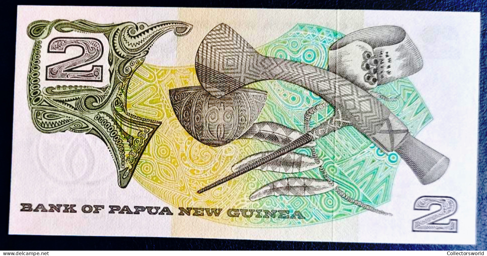 Papua Nieuw Guinea 2 Kina Jaar ND P1 With Security Thread UNC - Papoea-Nieuw-Guinea