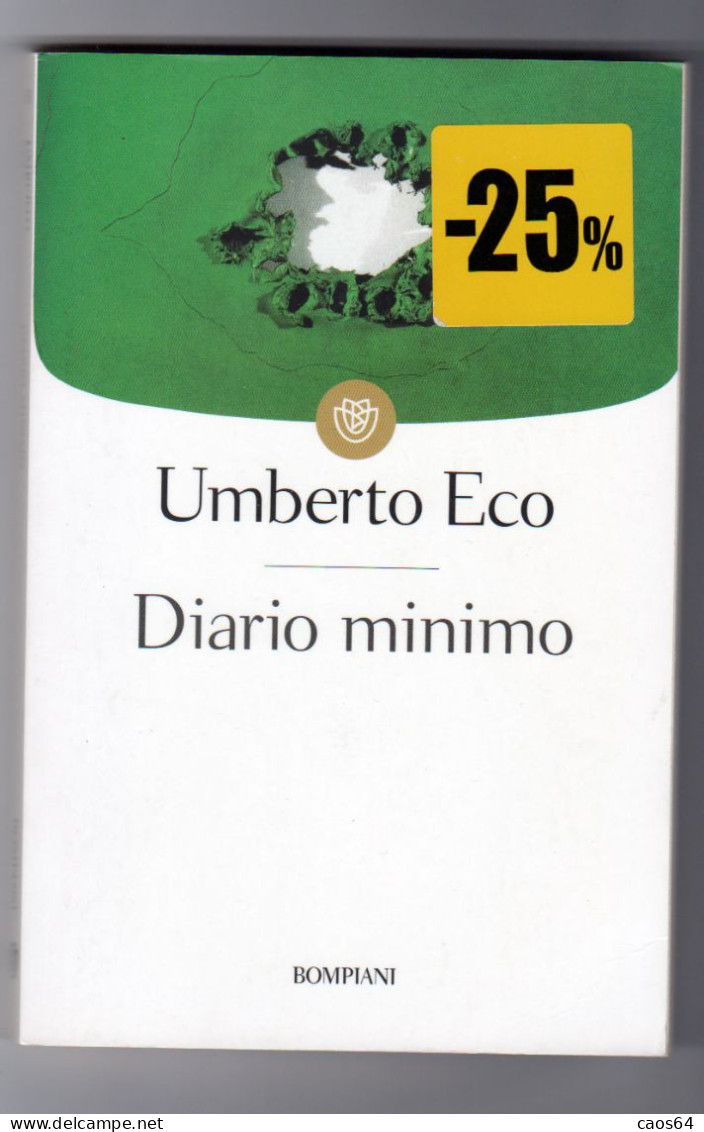 Diario Minimo Umberto Eco Bompiani 2016 - Tales & Short Stories