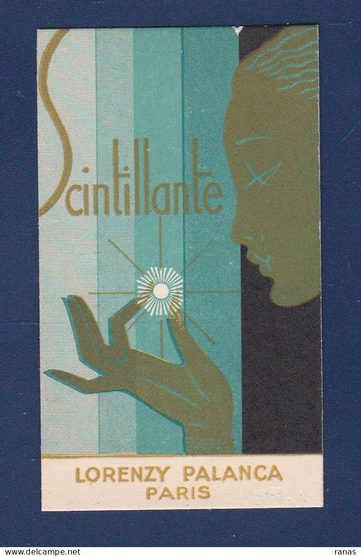 Carte Parfumée > Ancienne Parfum Scintillante Lorenzy Palanca - Anciennes (jusque 1960)