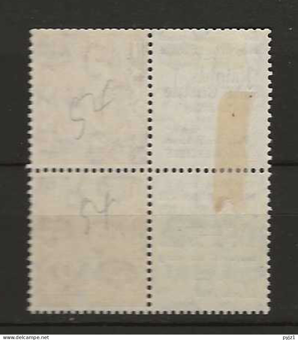 1924 MH Great Britain SG 420d Part Booklet Pane With Adverticement Labels - Neufs