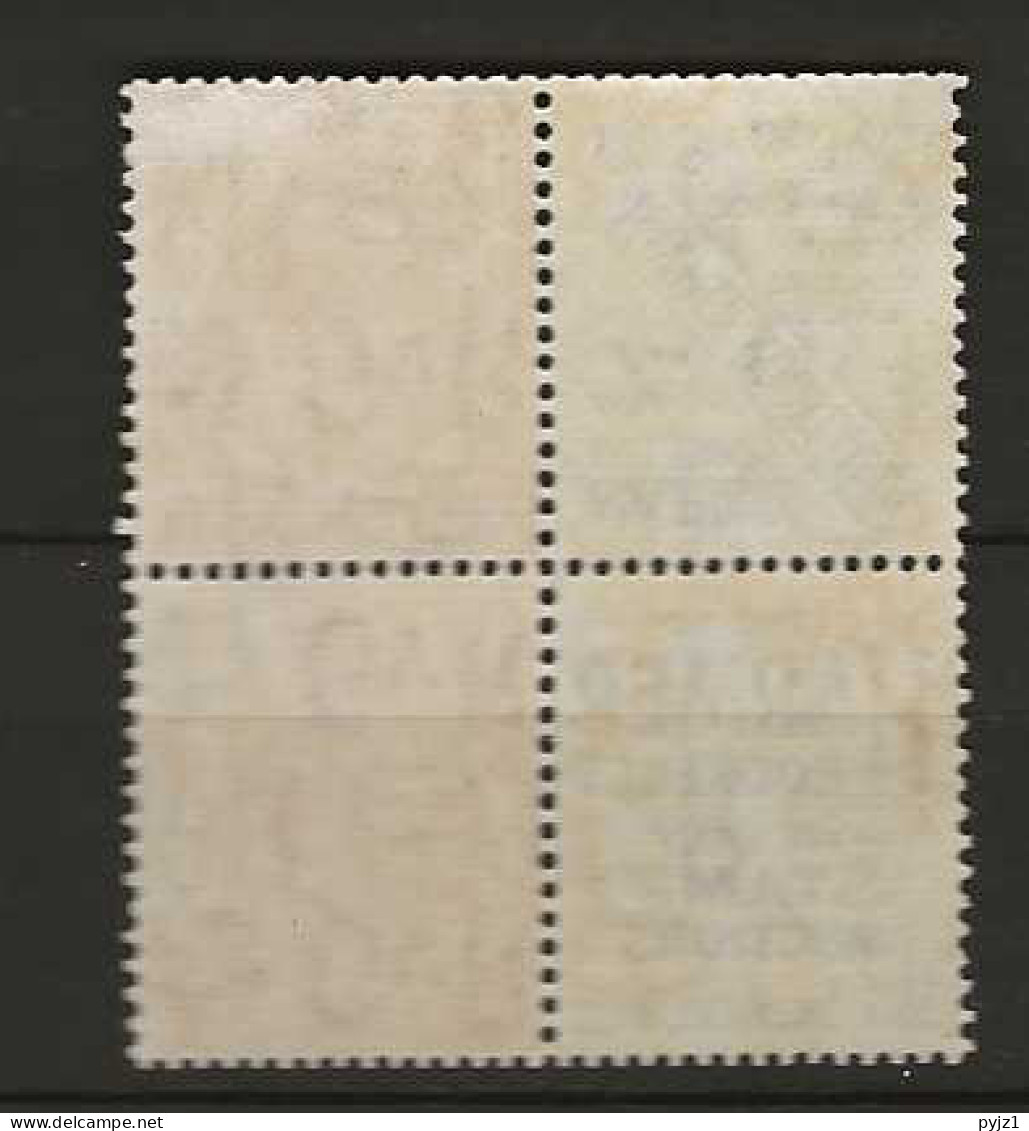 1924 MH Great Britain SG 420d Part Booklet Pane With Adverticement Labels - Unused Stamps