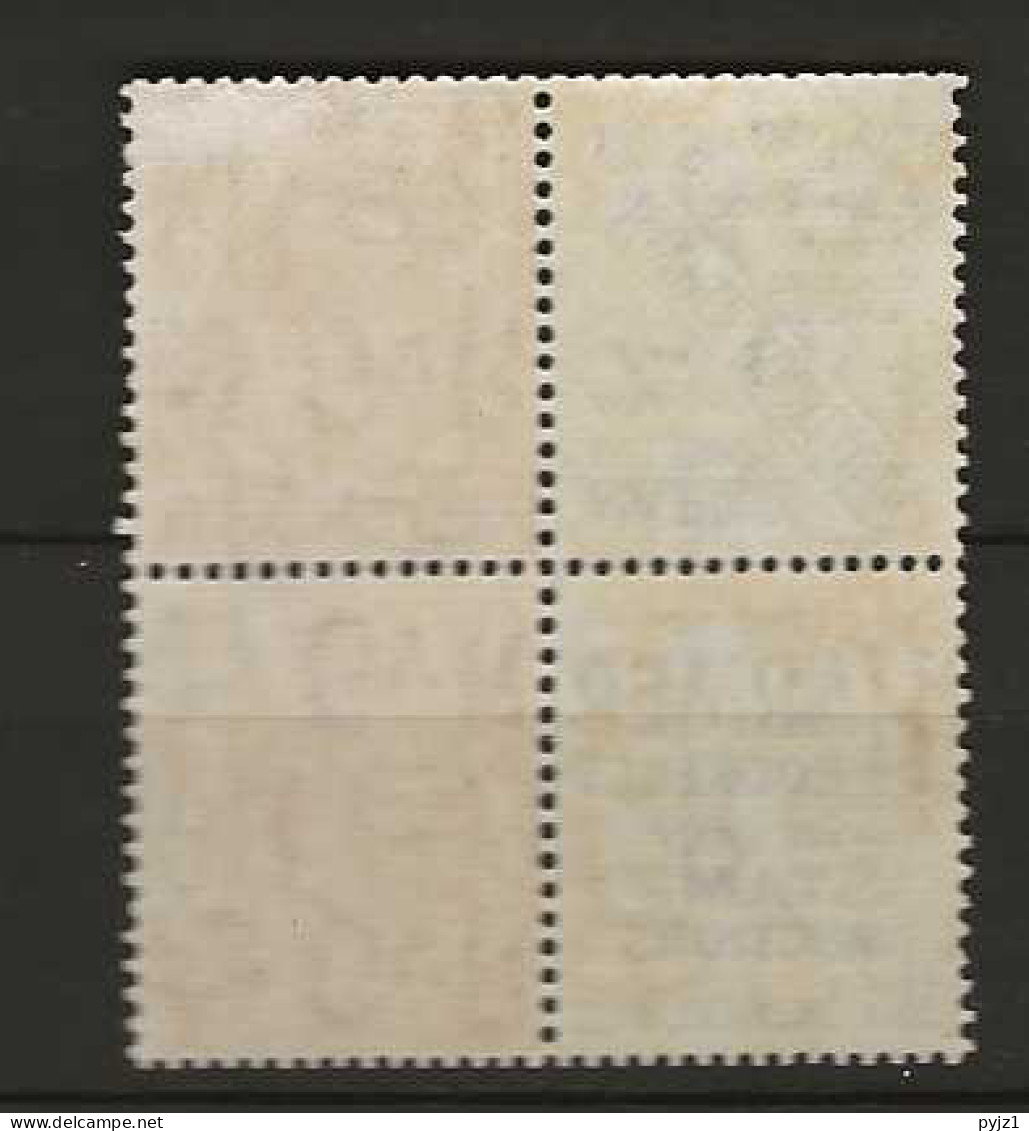 1924 MH Great Britain SG 420d Part Booklet Pane With Adverticement Labels - Neufs