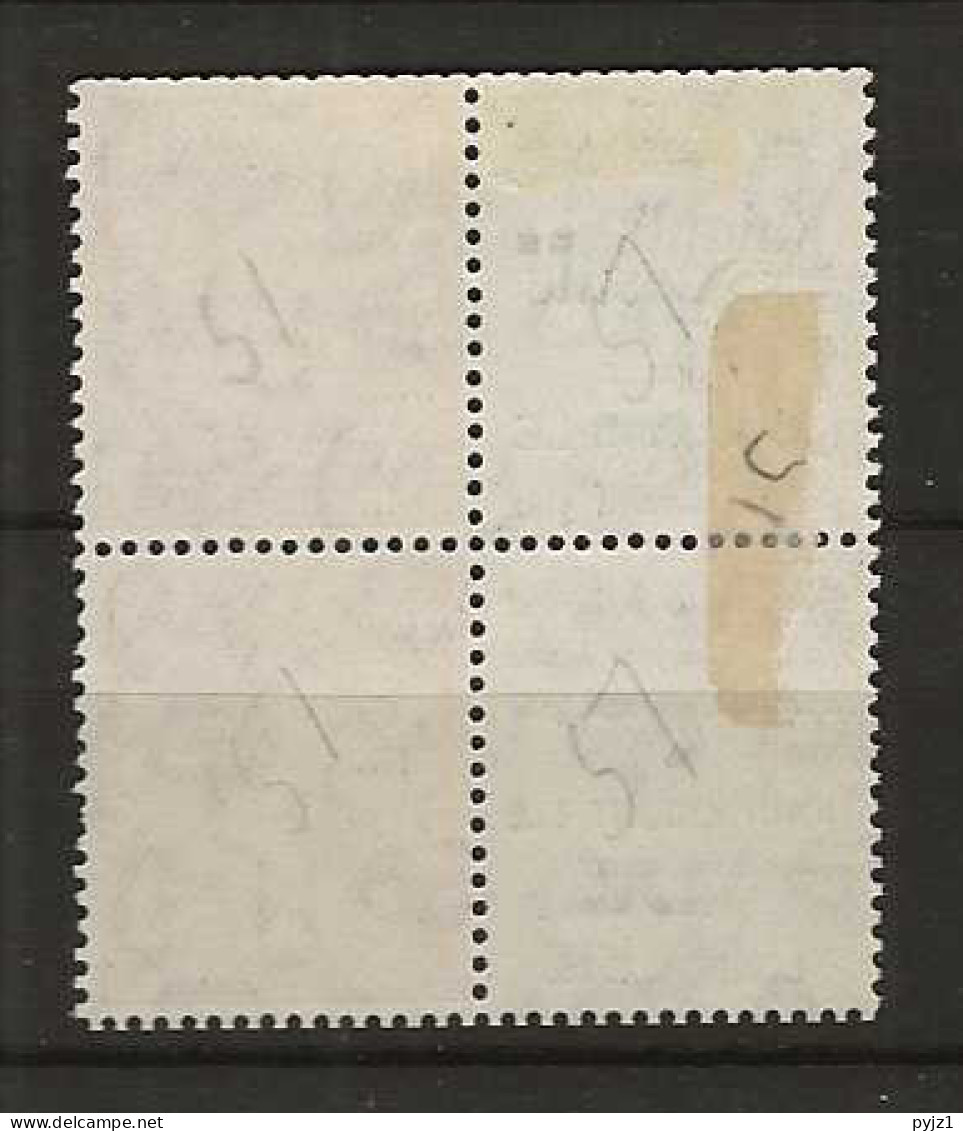 1924 MH Great Britain SG 420d Part Booklet Pane With Adverticement Labels - Ungebraucht