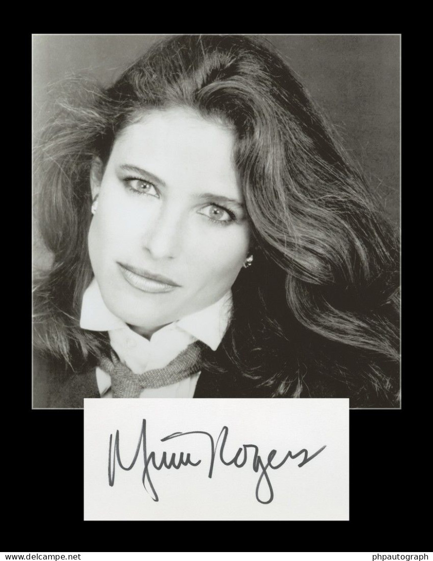 Mimi Rogers - Actrice Américaine - Carte Signée + Photo - 90s - Actors & Comedians