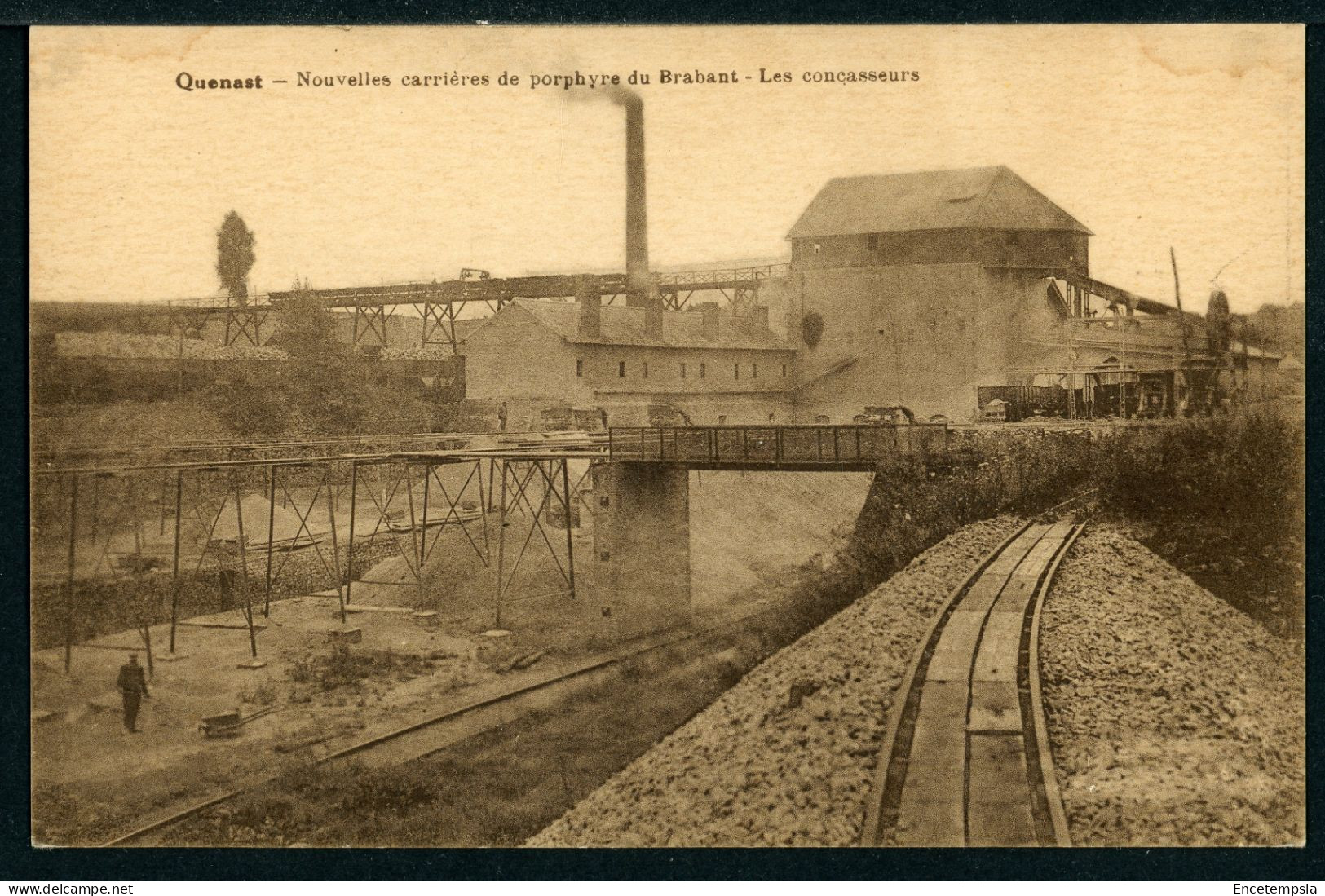 CPA - Carte Postale - Belgique - Quenast - Nouvelles Carrières De Porphyre Du Brabant - Les Concasseurs (CP23481OK) - Rebecq