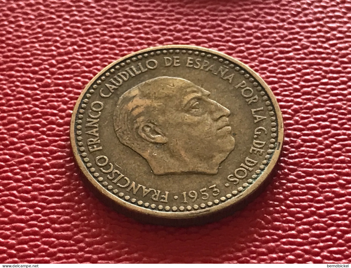 Münze Münzen Umlaufmünze Spanien 1 Peseta 1953 Im Stern 61 - 1 Peseta