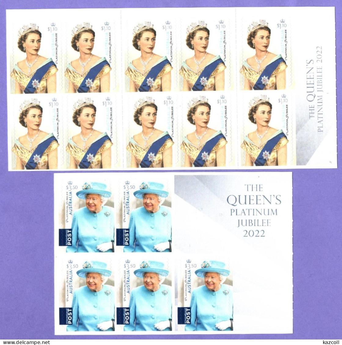 Australia 2022. The Queen's Platinum Jubilee - Unused Stamps