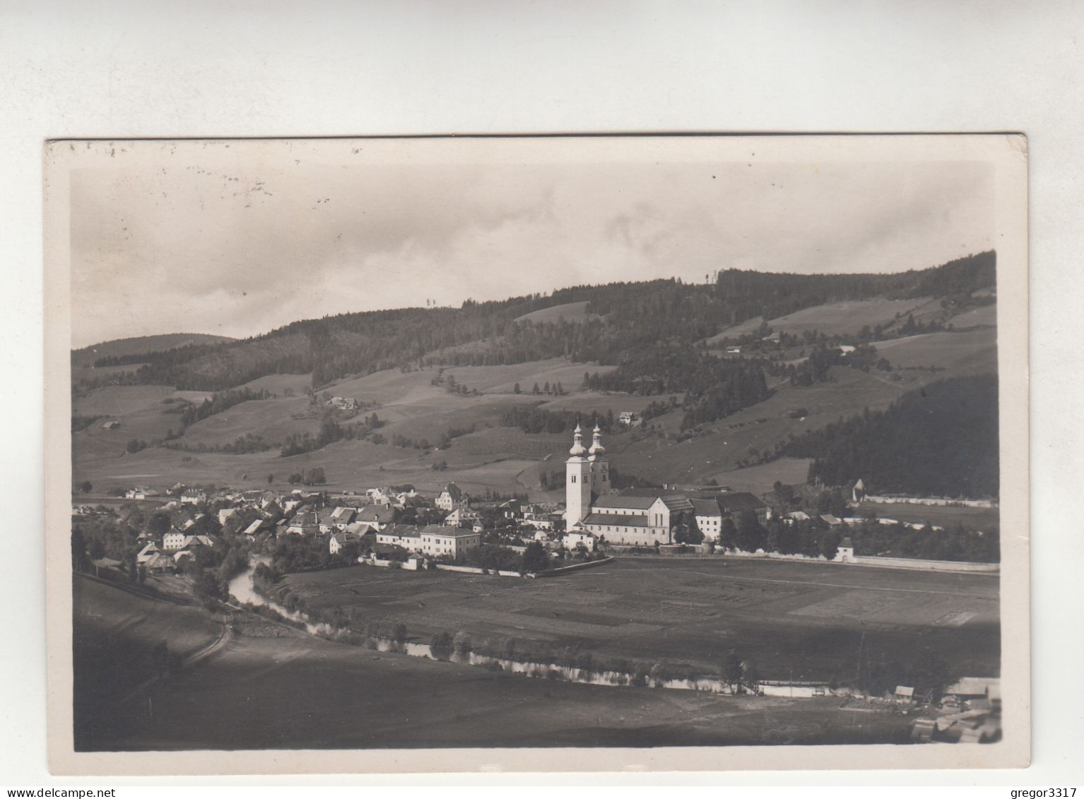 D5184) GURK In Kärnten - Tolle FOTO AK - Details Fluss Dom Häuser ALT 1935 - Gurk