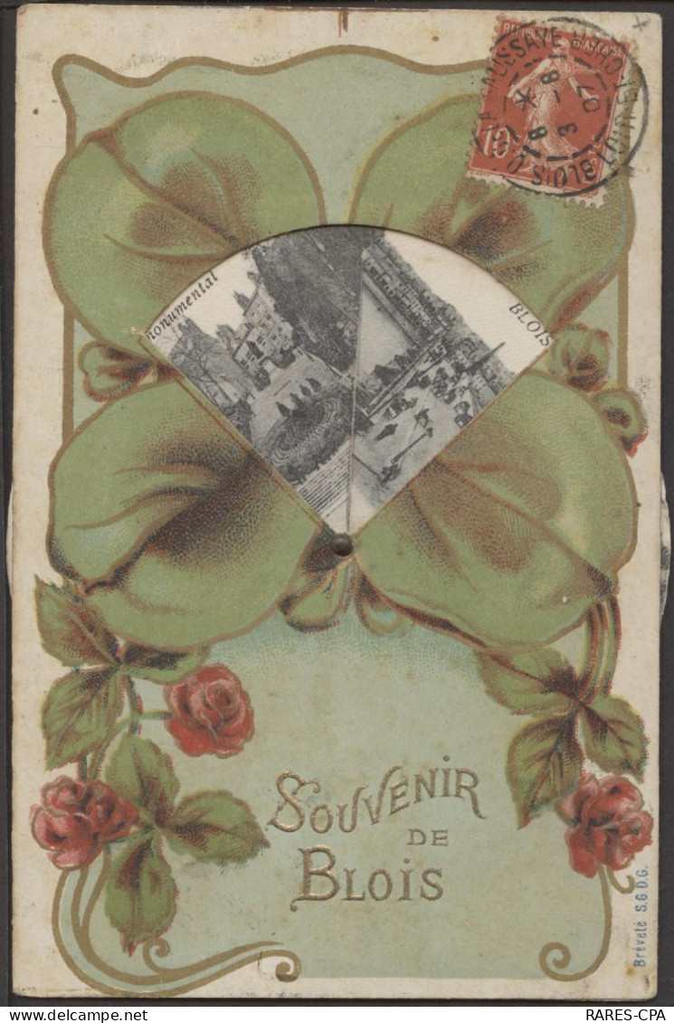 41 - BLOIS - Carte à Multivues Sur Disque - SOUVENIR DE BOIS - RCPA 01 - Blois