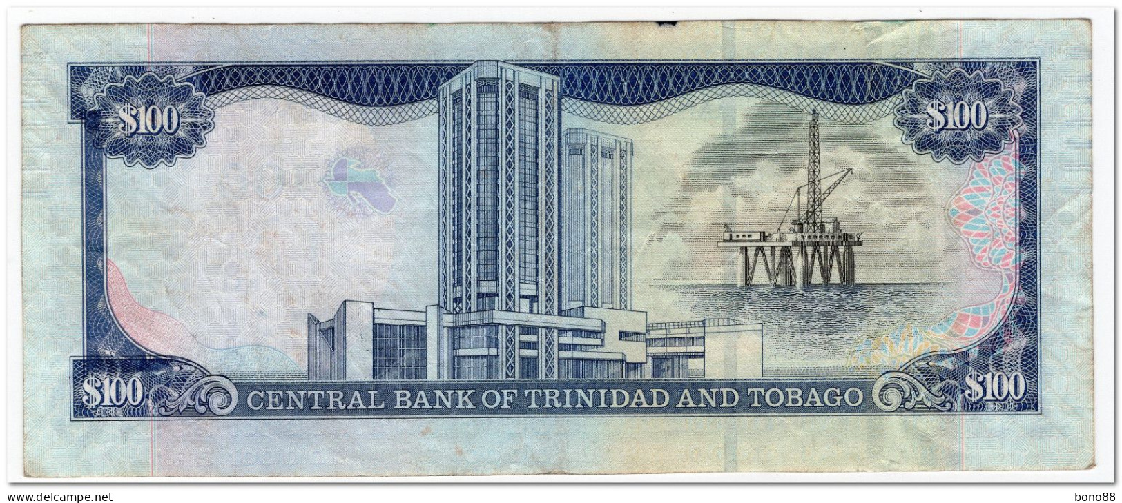 TRINIDAD AND TOBAGO,100 DOLLARS,2006,P.51,F-VF - Trinidad & Tobago