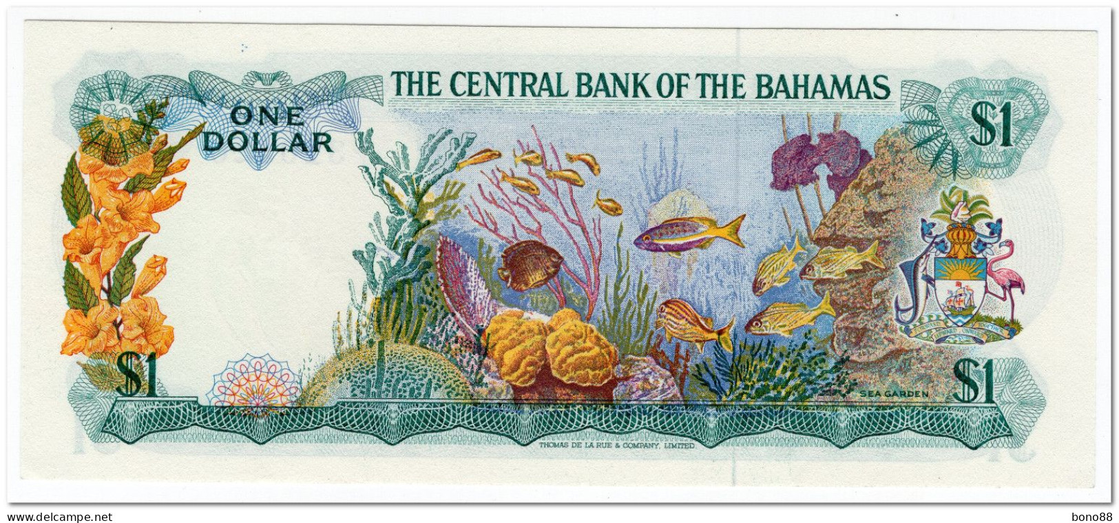 BAHAMAS,1 DOLLAR,L.1974,P.35a,AU-UNC - Bahama's