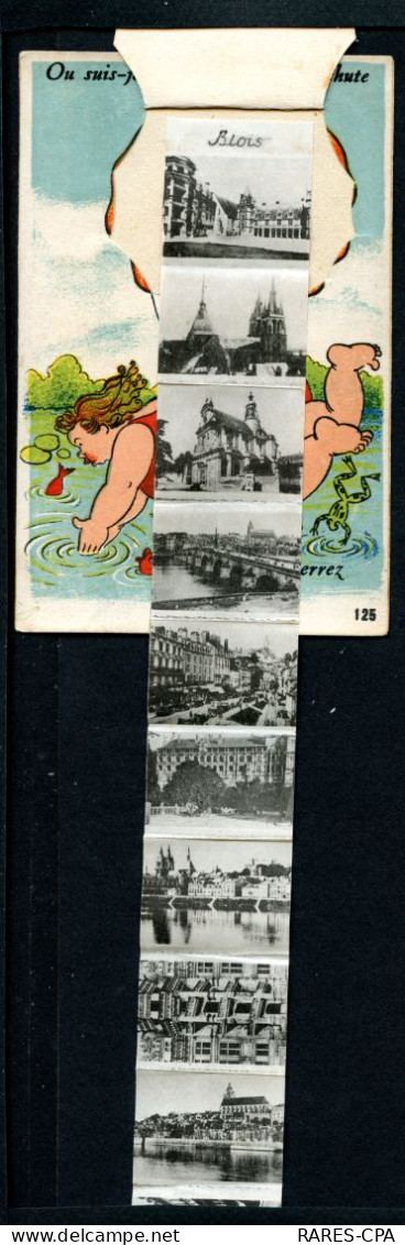 41 - BLOIS - Carte à Système - OU SUIS-JE ? SOULEVEZ LE PARACHUTE ET VOUS VERREZ BLOIS - RCPA 01 - Blois