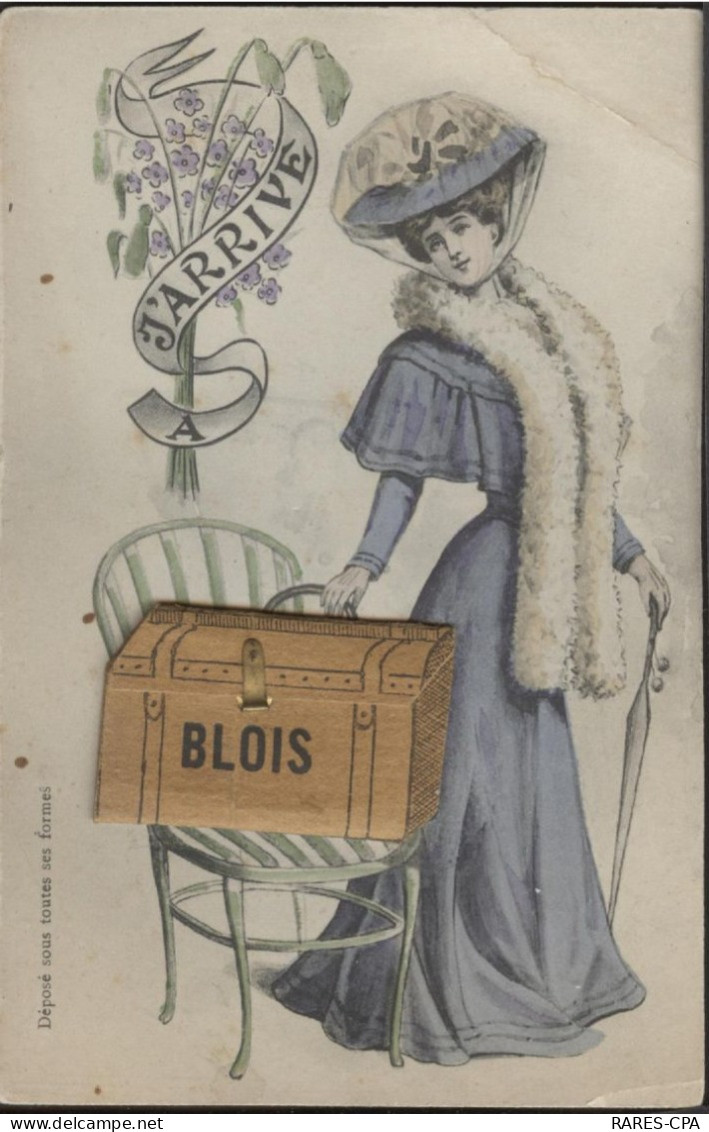 41 - BLOIS - Carte à Système - J'ARRIVE A BLOIS - RCPA 01 - Blois