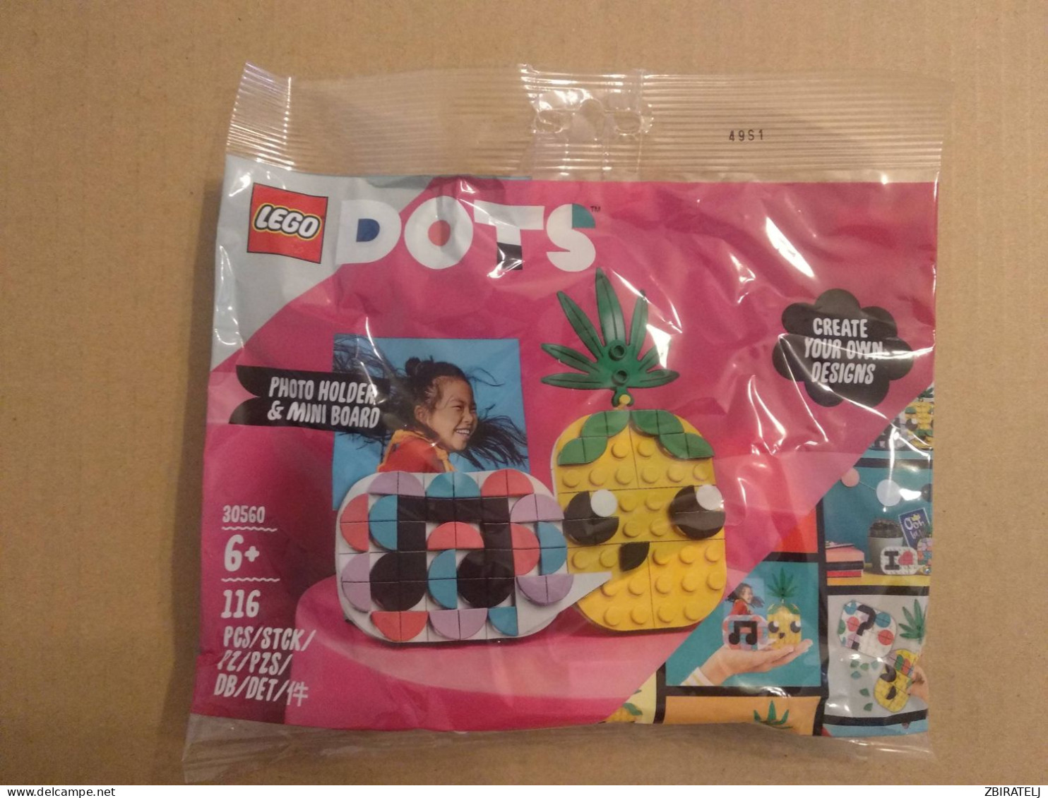 LEGO Dots 30560 Ananas Photo Holder & Mini Board Brand New Sealed Set Polybag - Loten